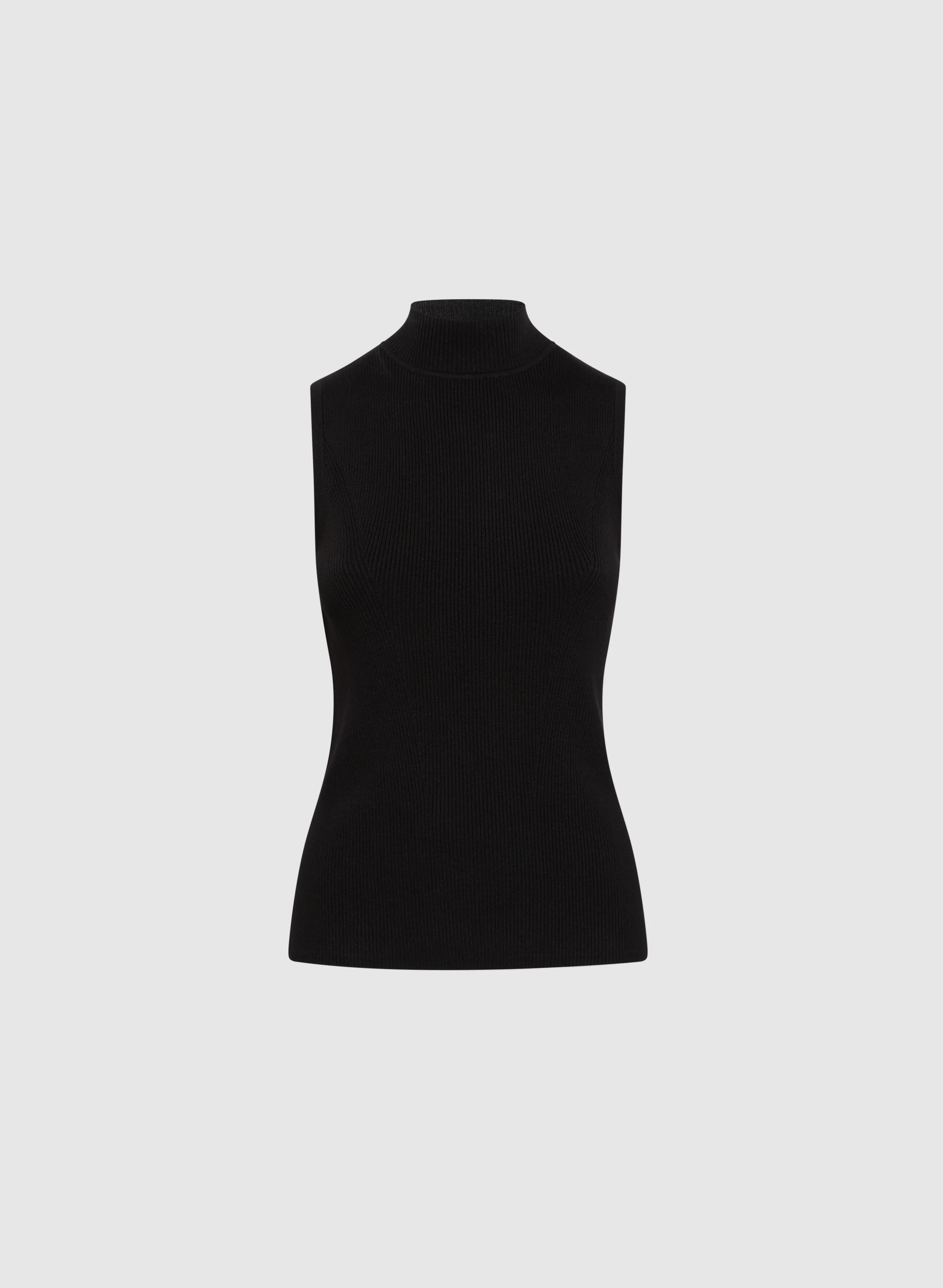 Essential Mock Neck Tank Top - Image 6