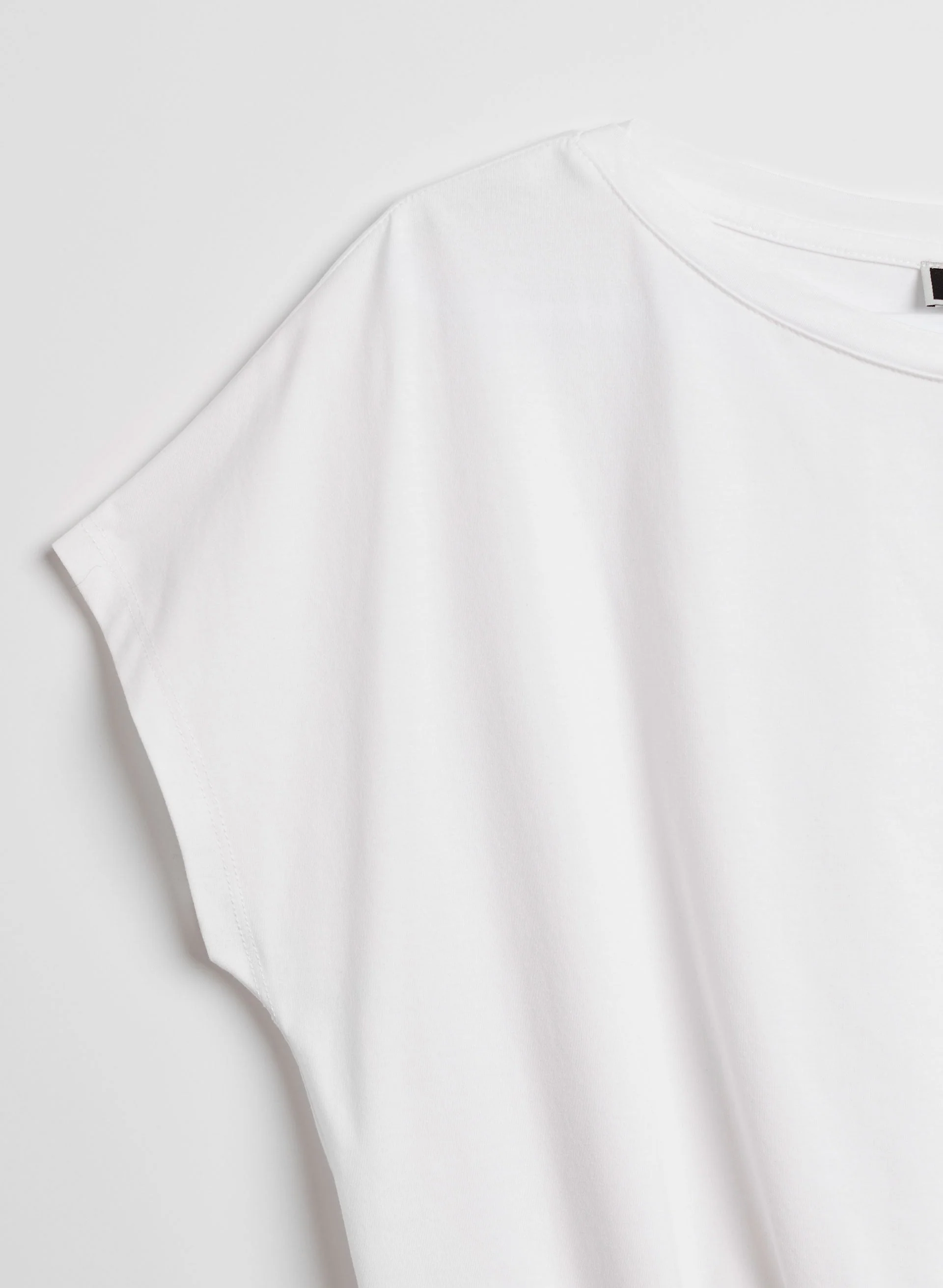 Essential Smocked Hem Tee - Image 6