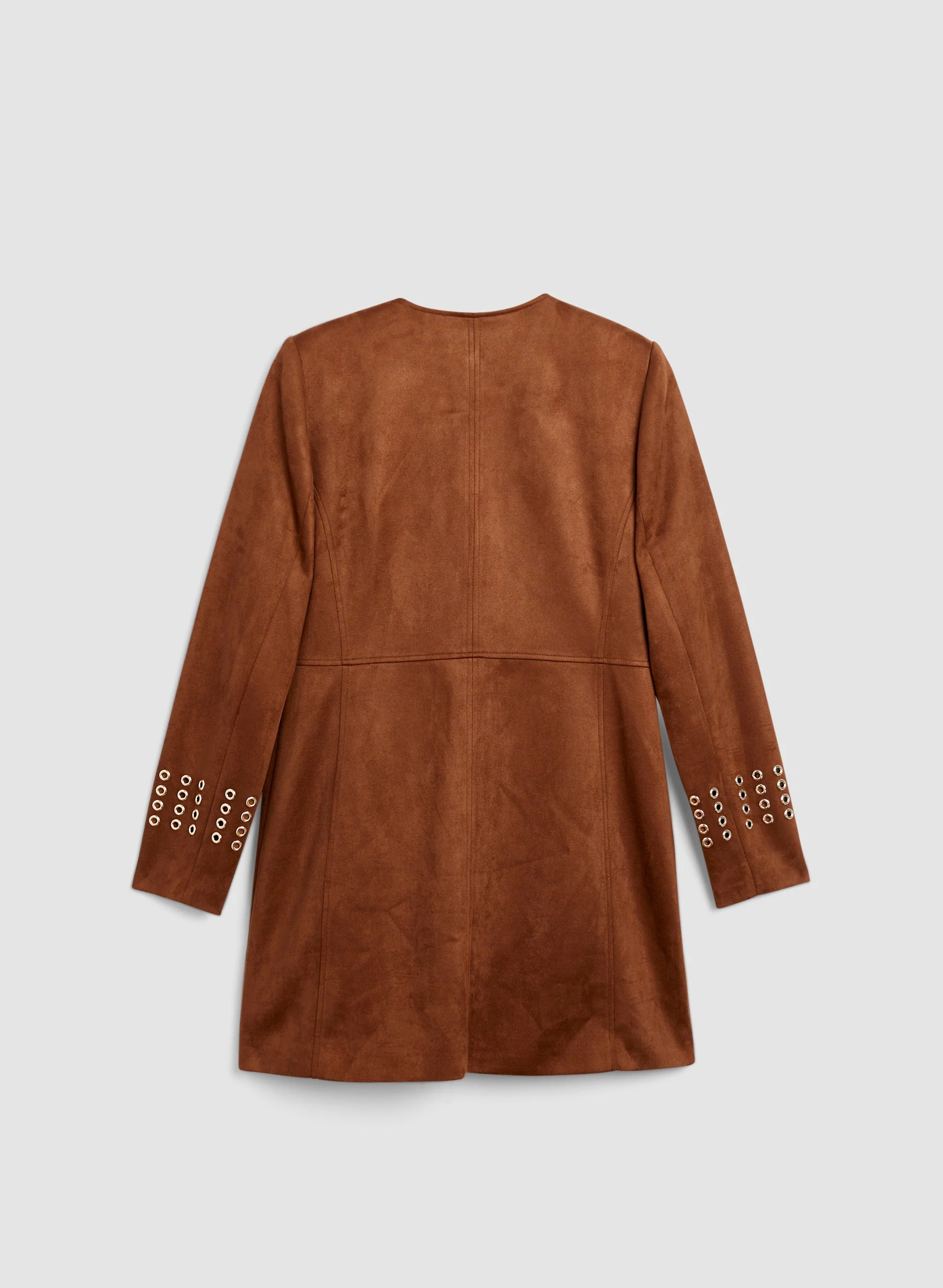 Eyelet Detail Redingote - Image 7