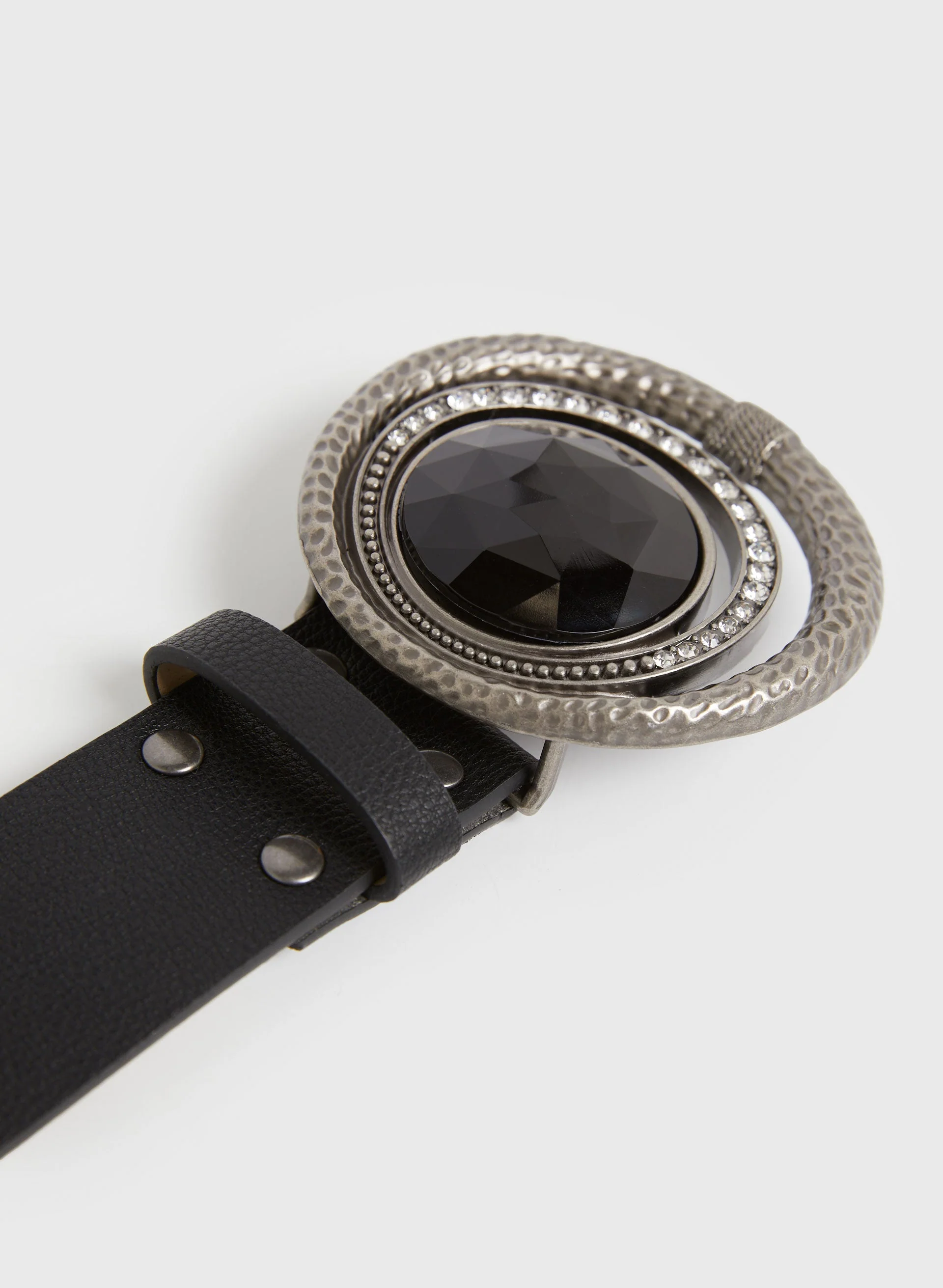Faceted Stone Buckle Belt - Image 2