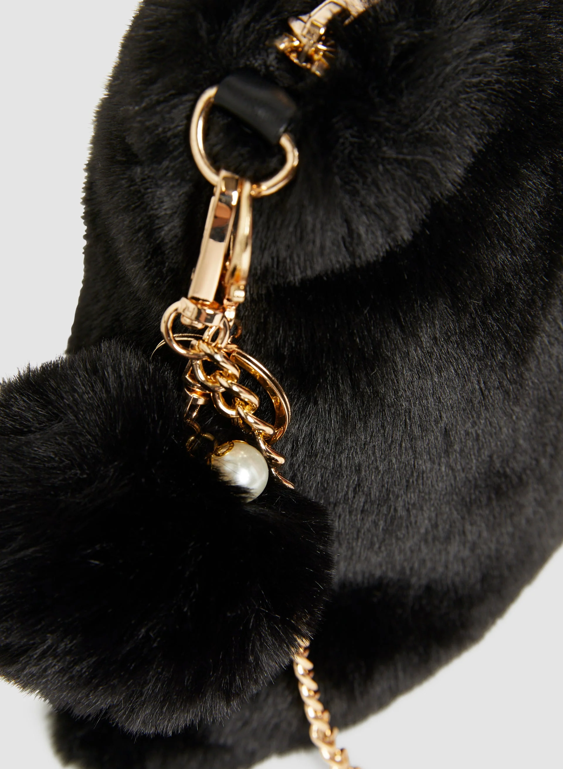 Faux Fur Crossbody Bag - Image 2