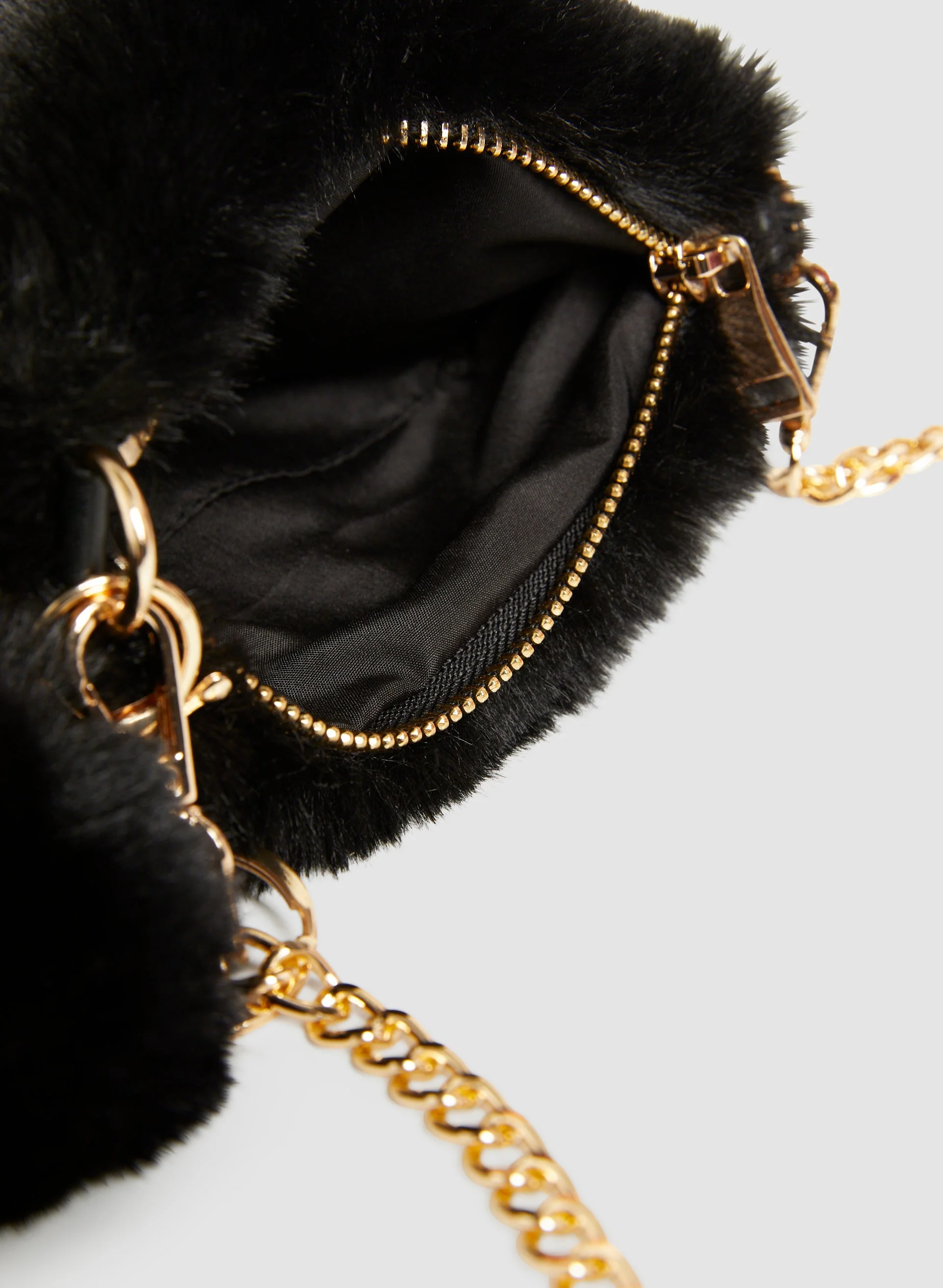 Faux Fur Crossbody Bag - Image 3