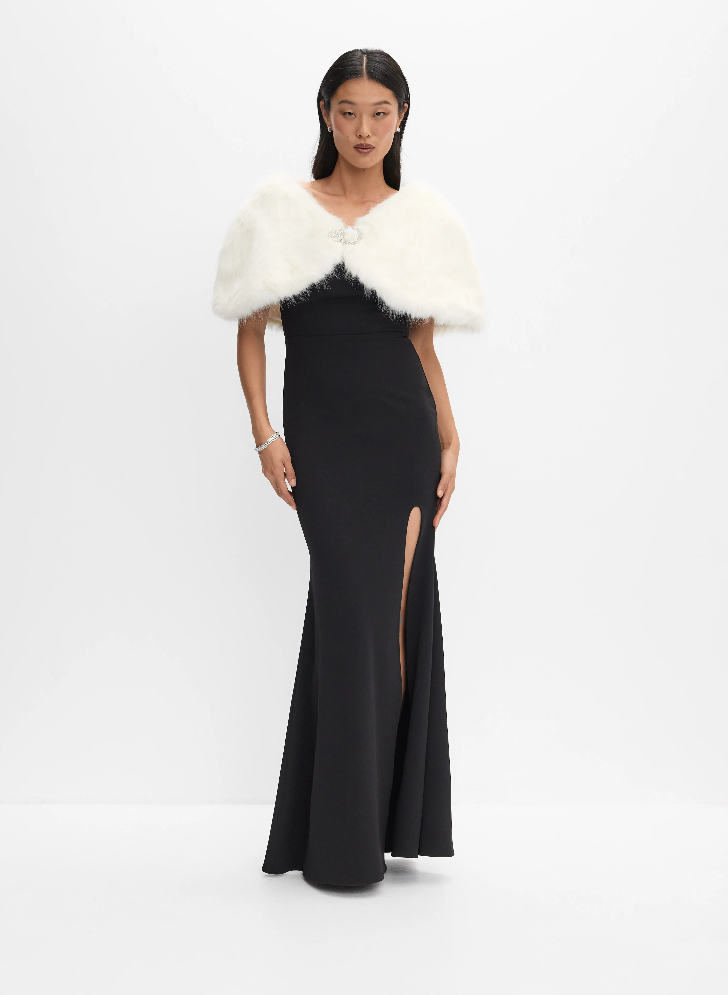 Faux Fur Stole - Image 3