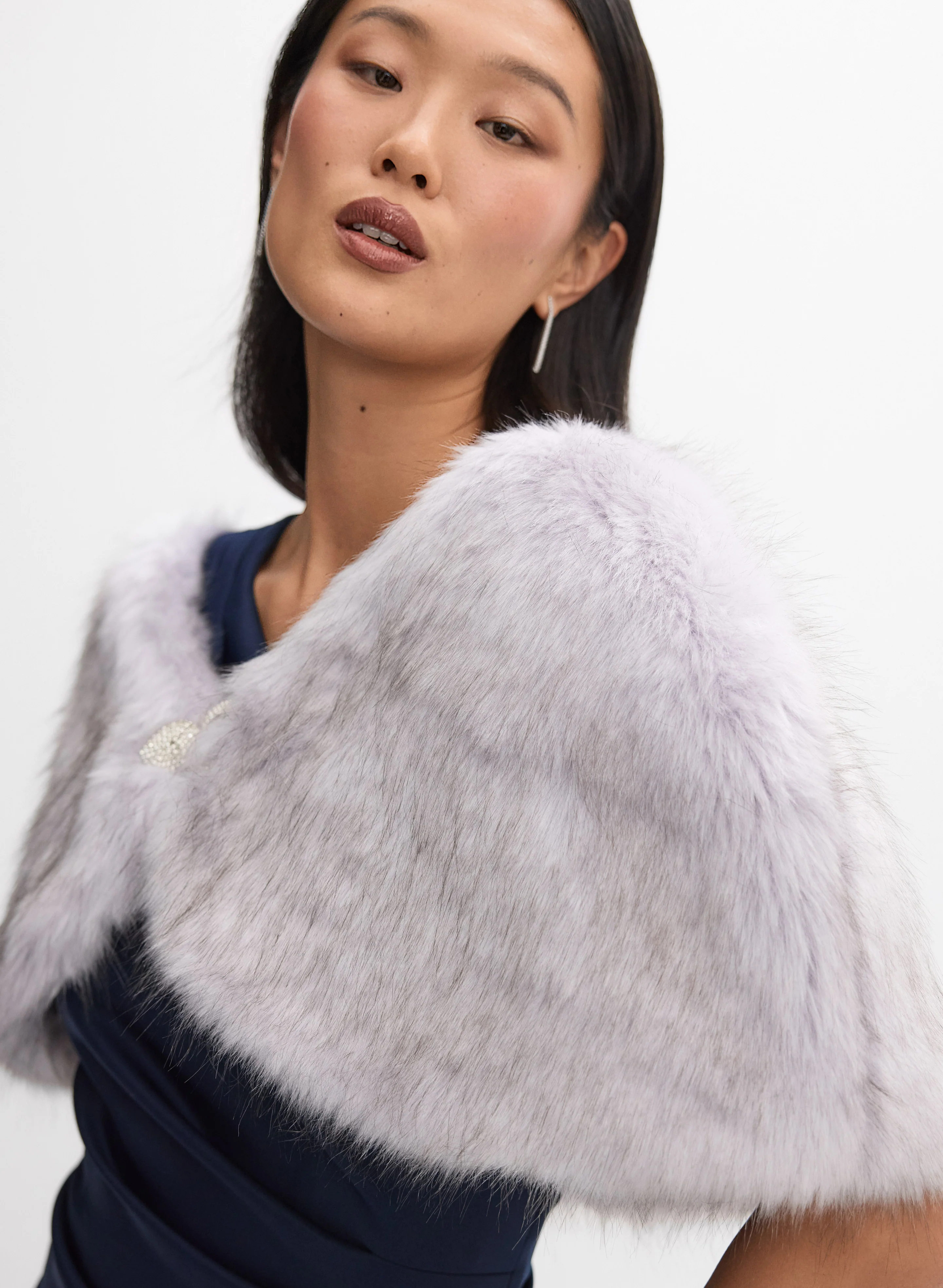 Faux Fur Stole - Image 2