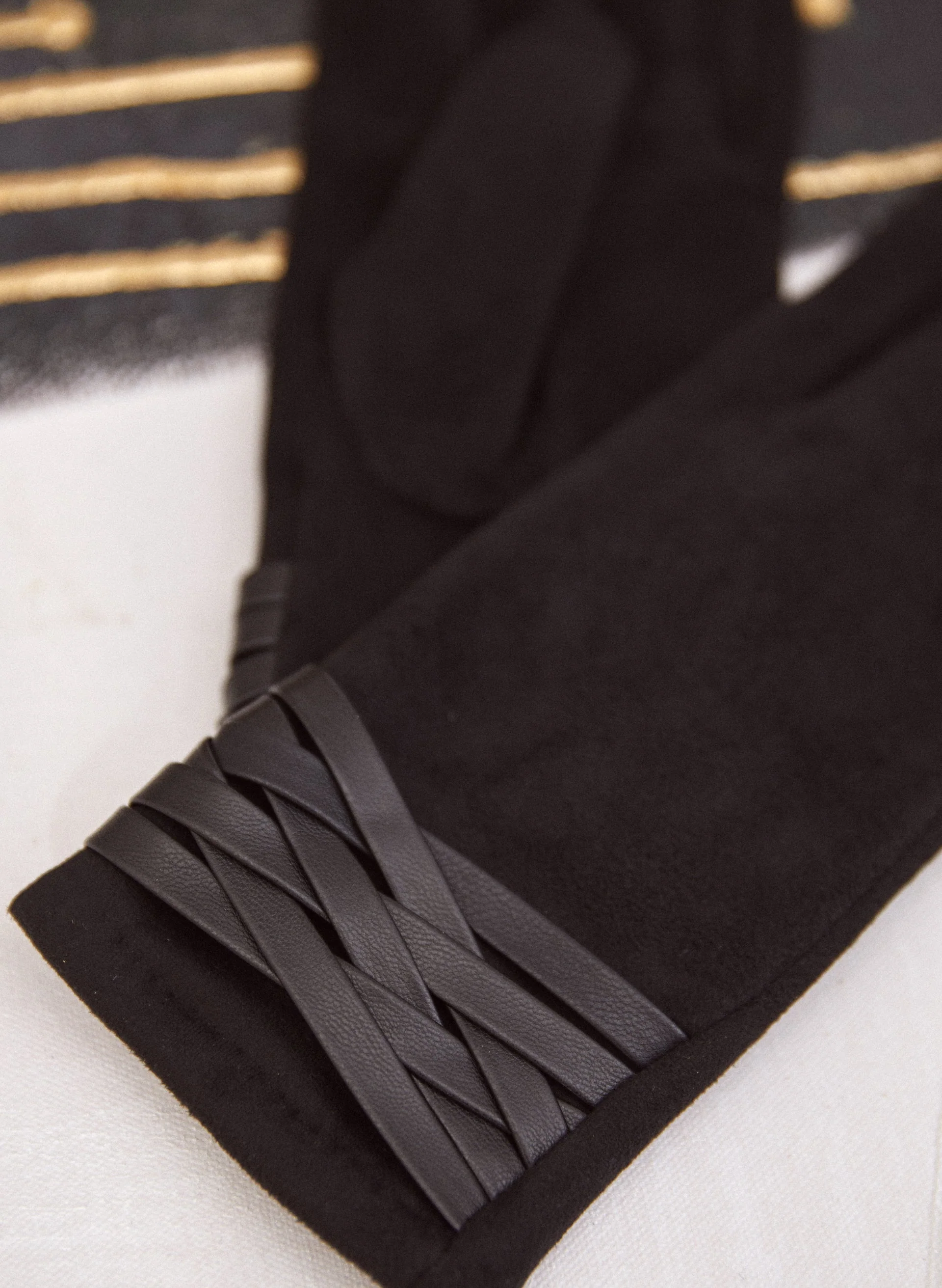Faux Suede Gloves - Image 2