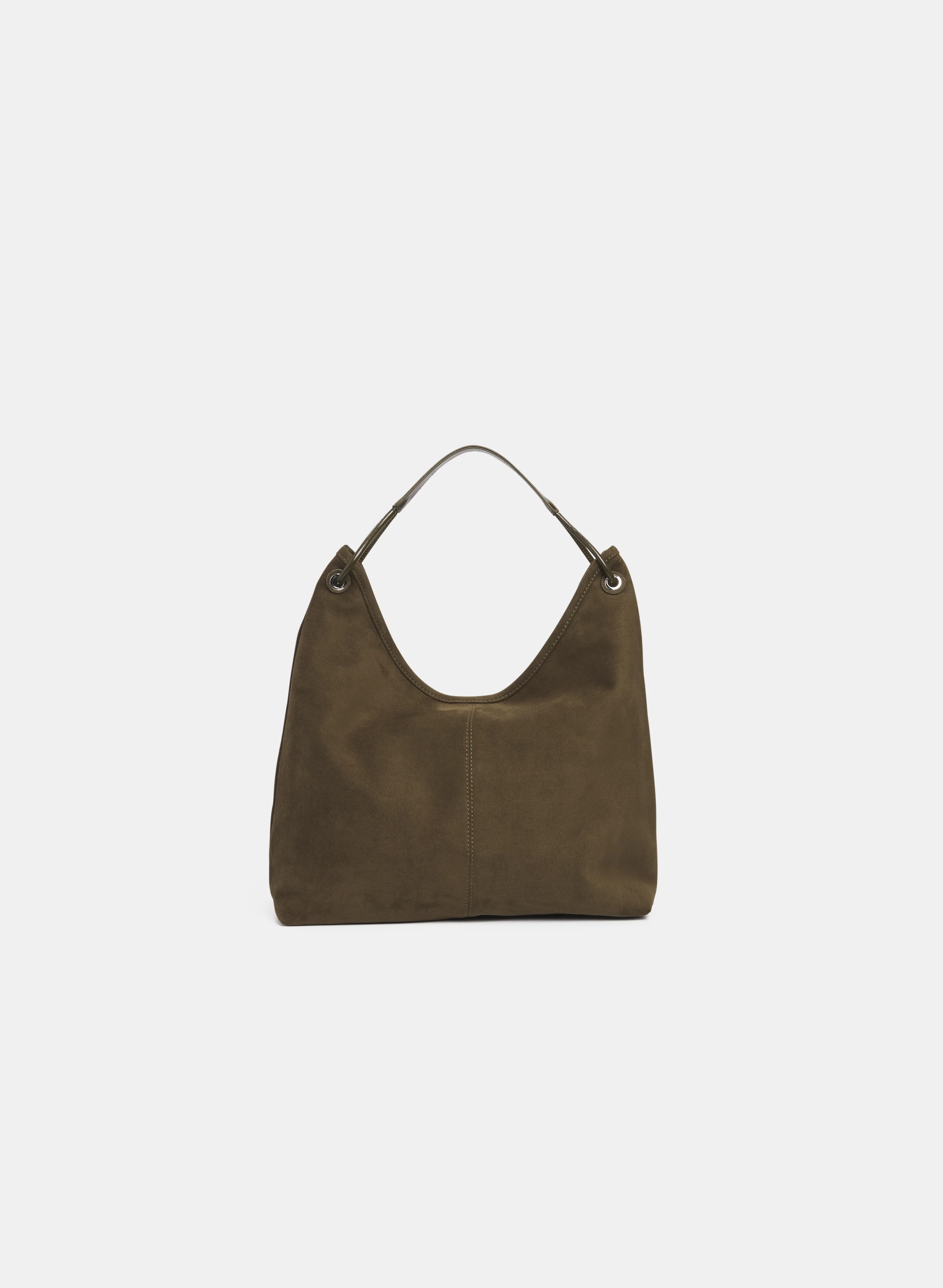 Faux-Suede Handbag