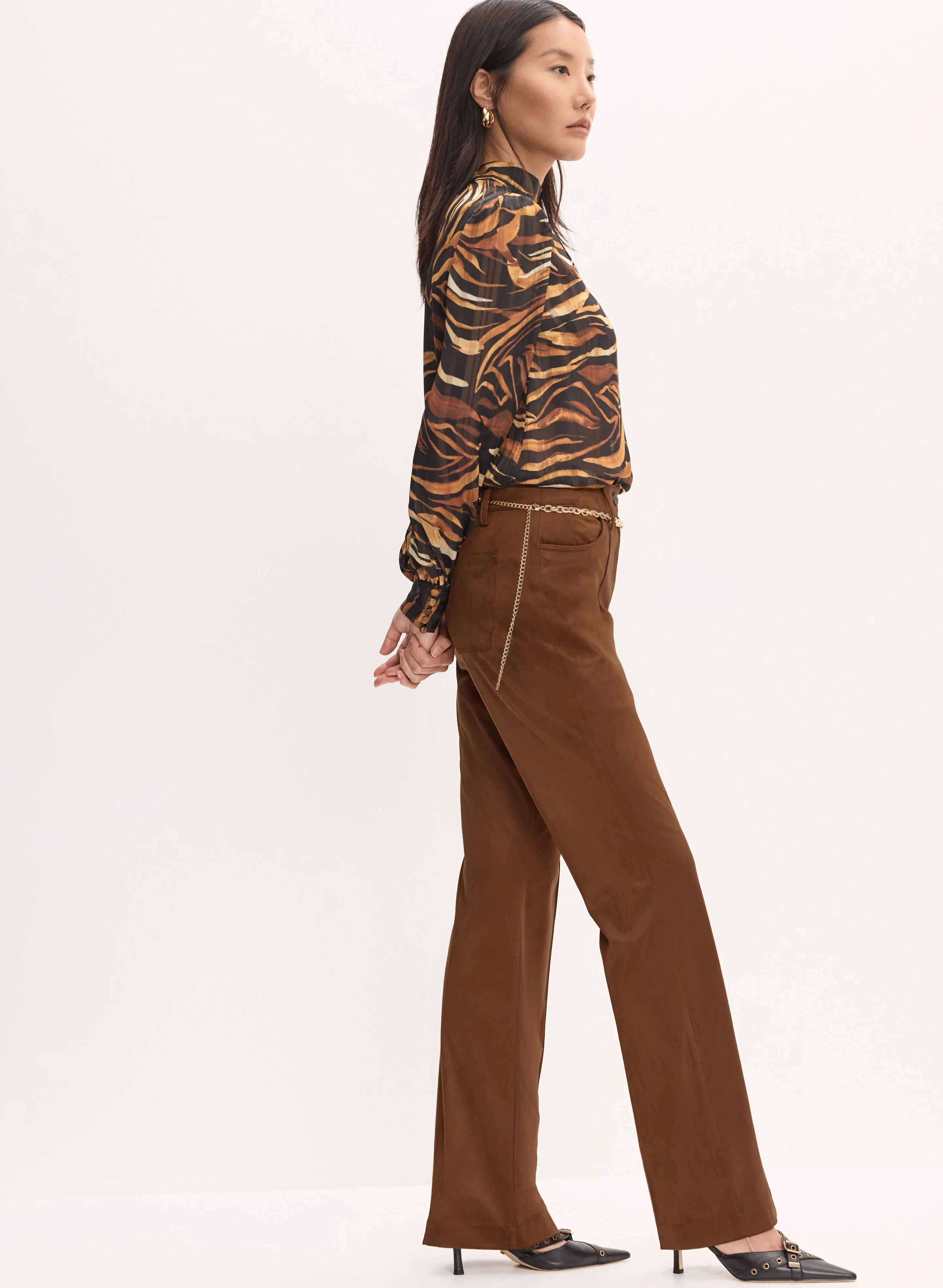 Faux Suede Pants - Image 3