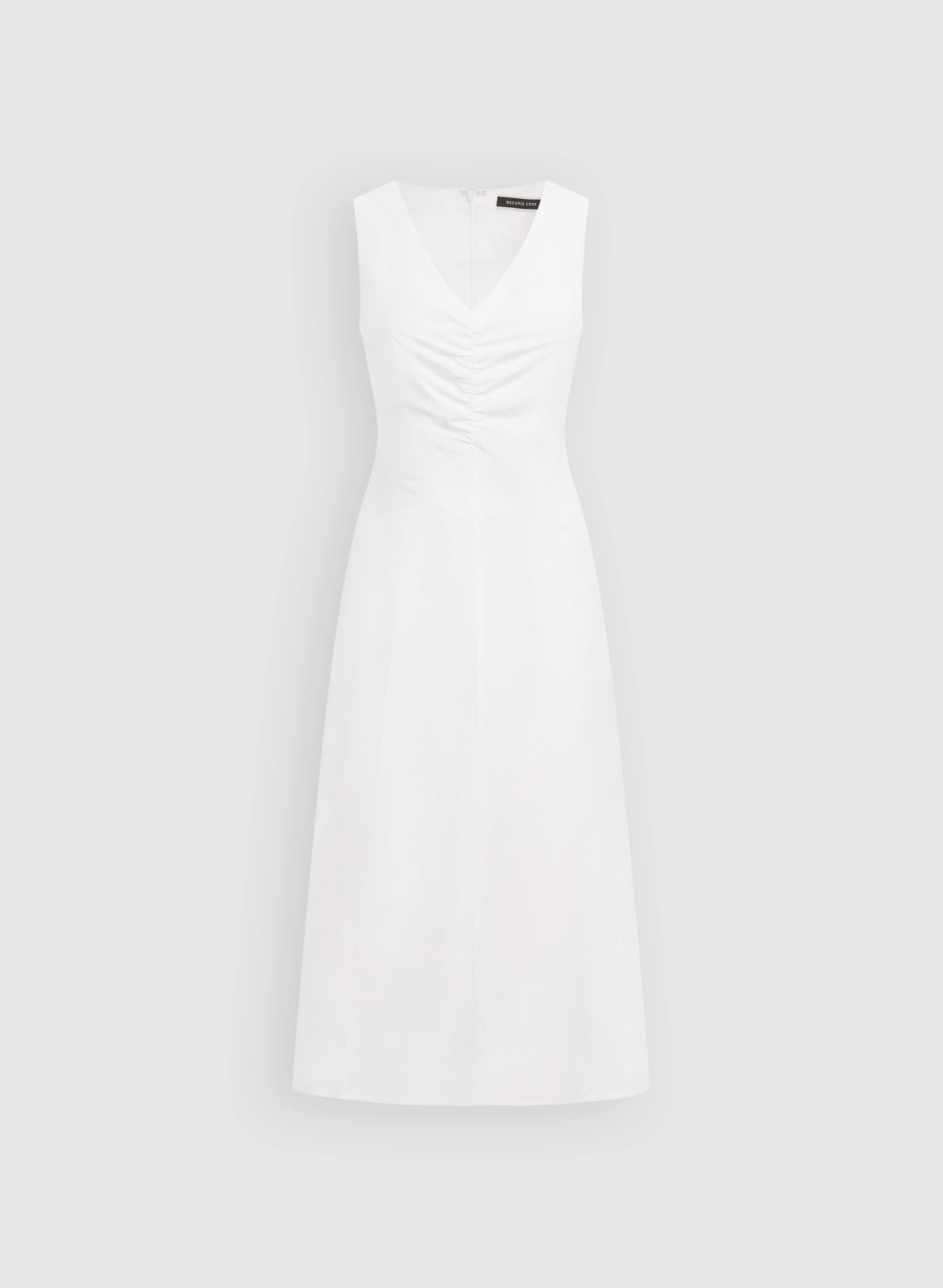 Fit & Flare Cotton Midi Dress - Image 6