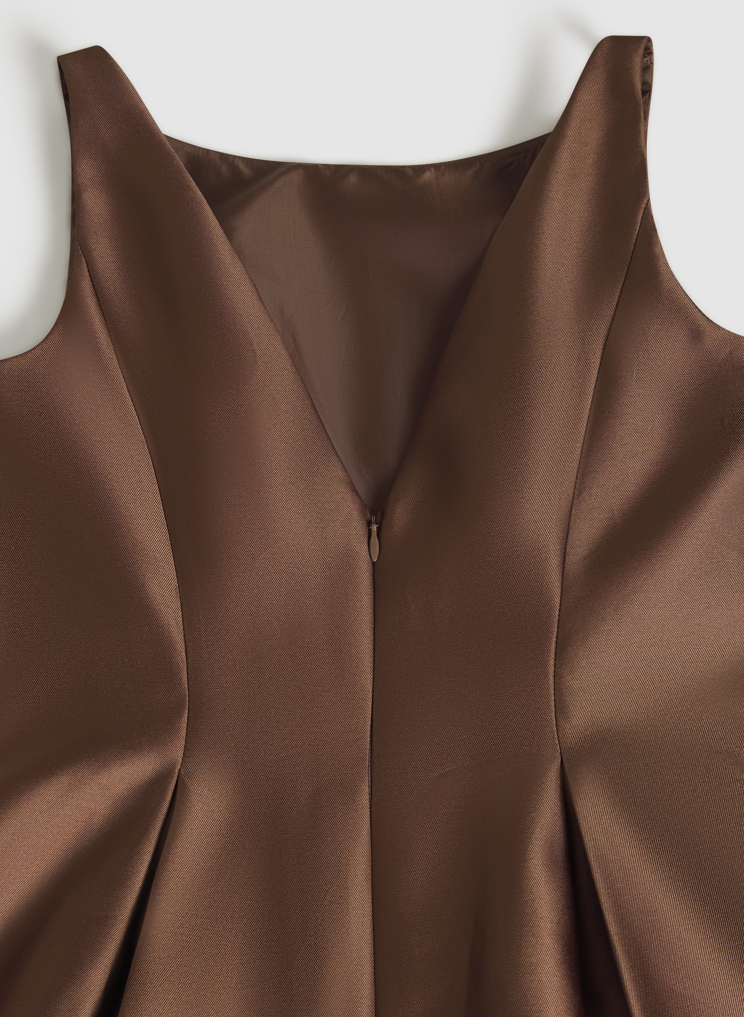 Adrianna Papell - Satin Fit & Flare Dress - Image 7