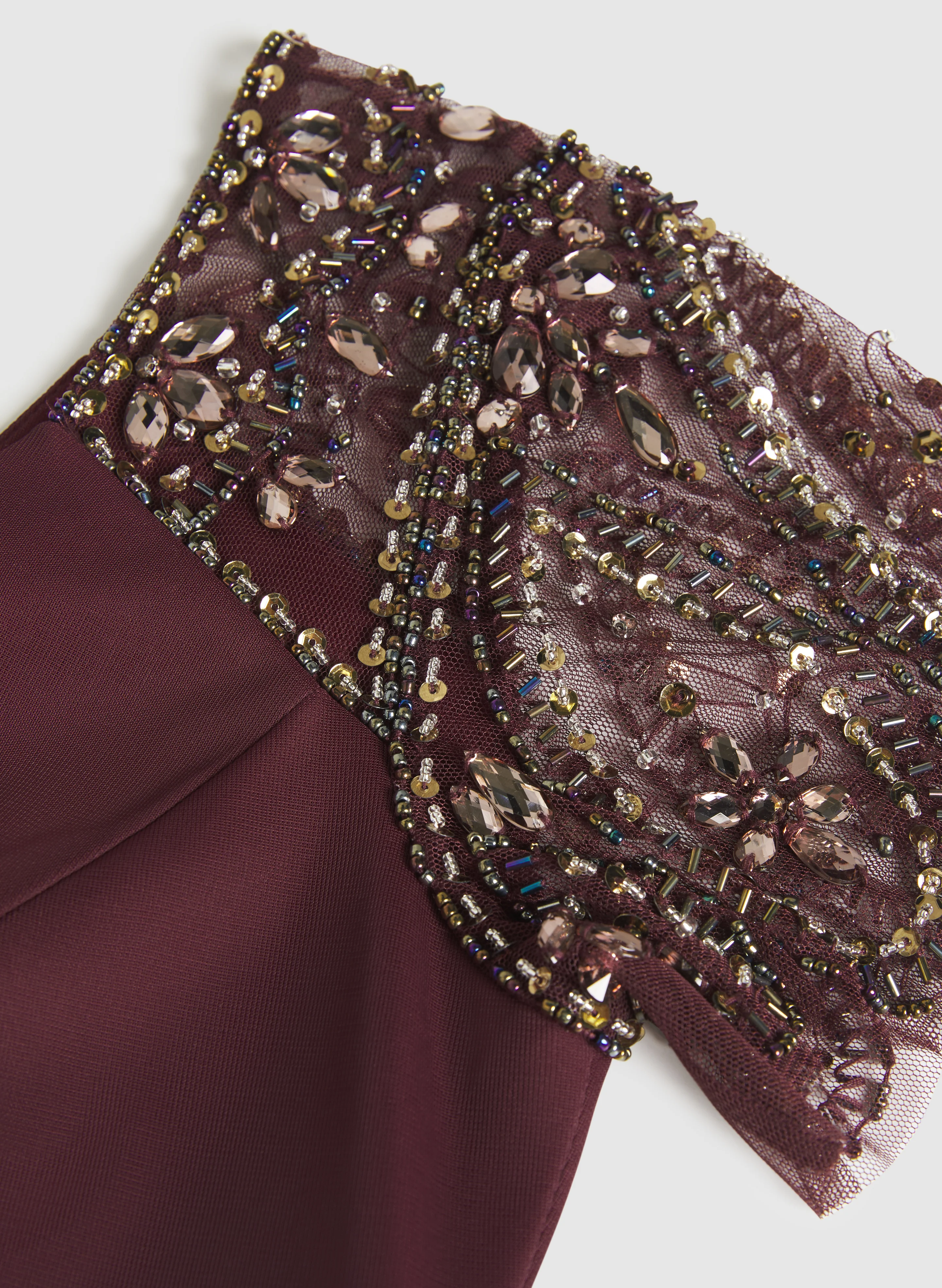 BA Nites - Fitted Chiffon Dress - Image 7