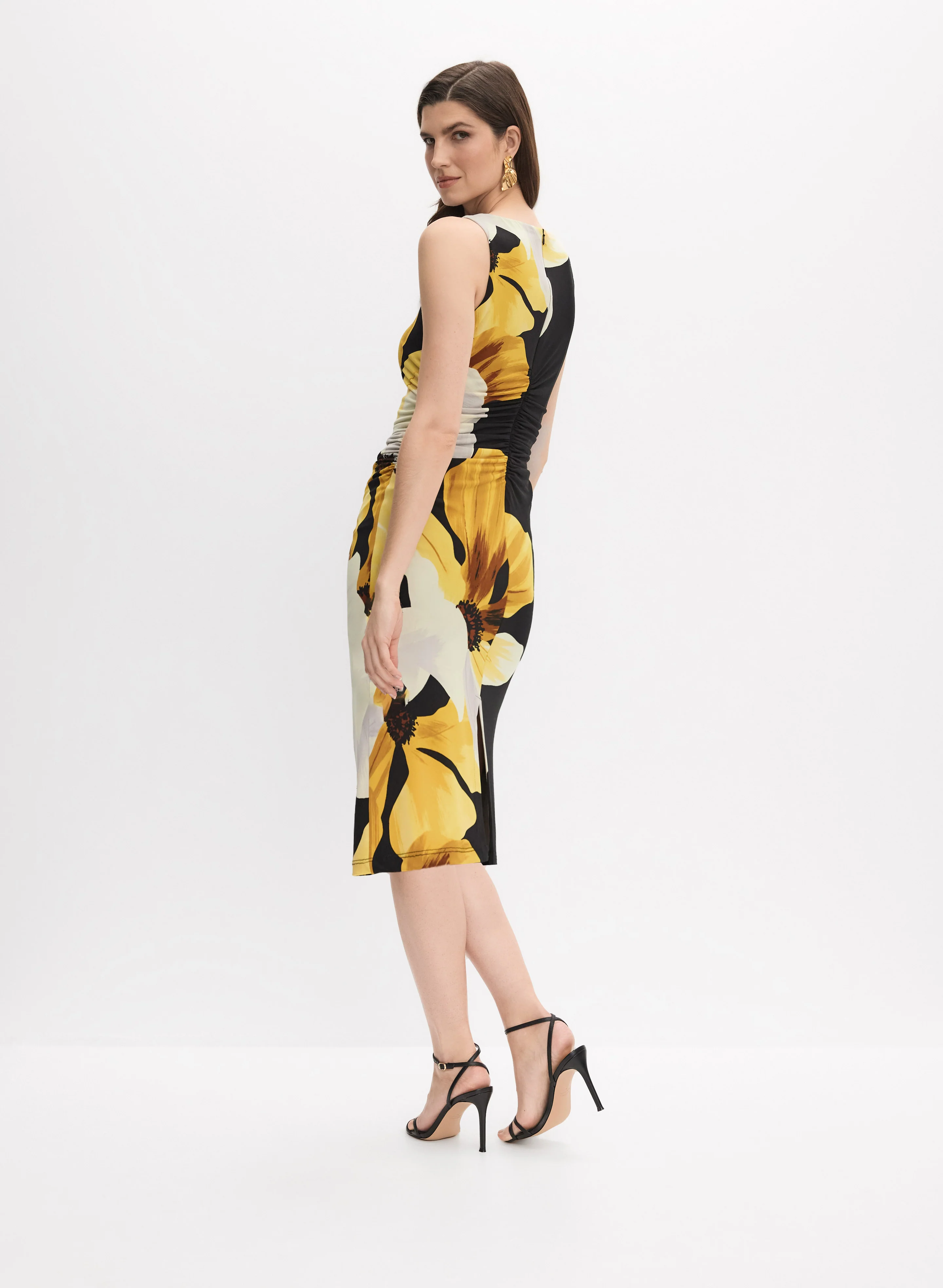 Fitted Floral Dress - Image 5