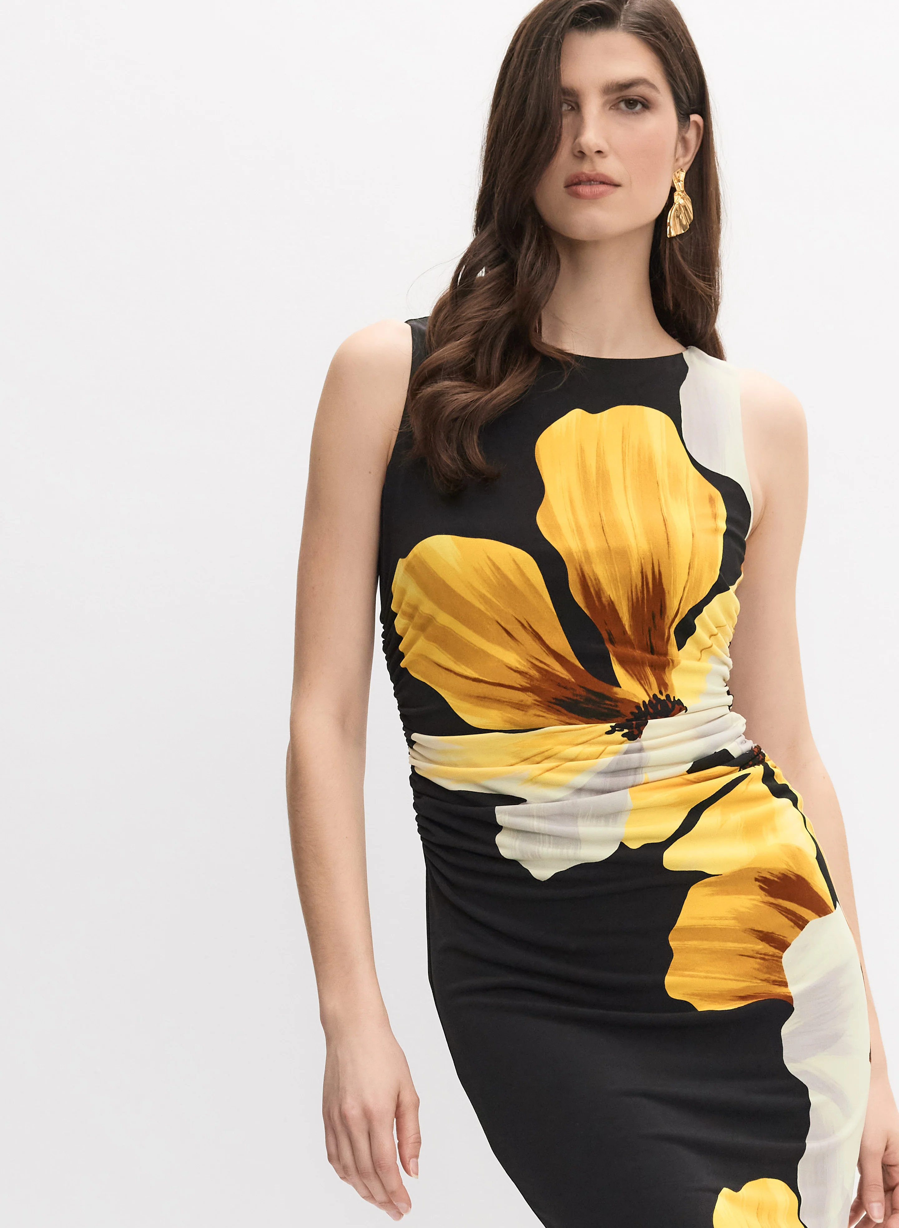 Fitted Floral Dress - Image 8