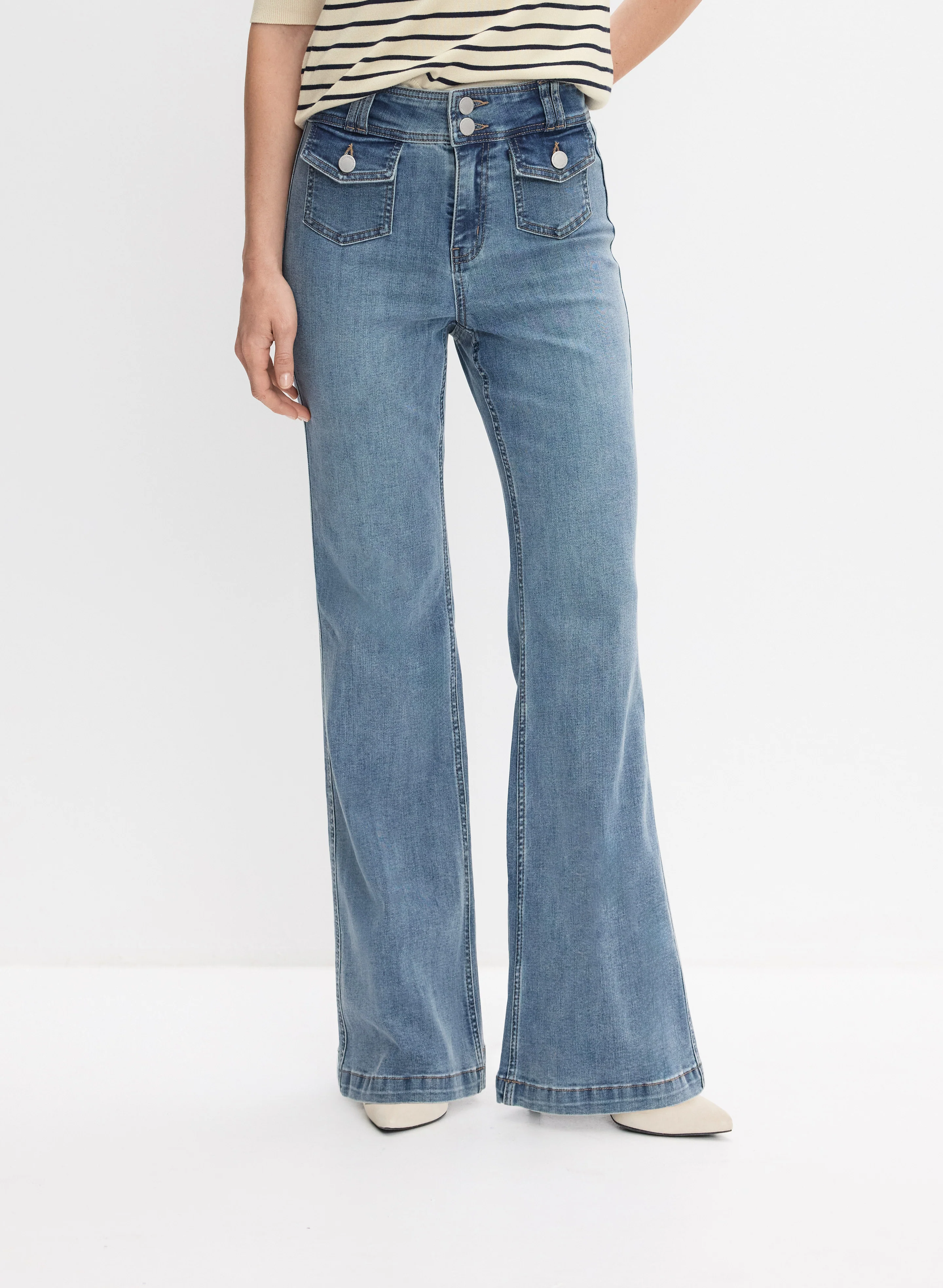 Flap Pocket Jeans