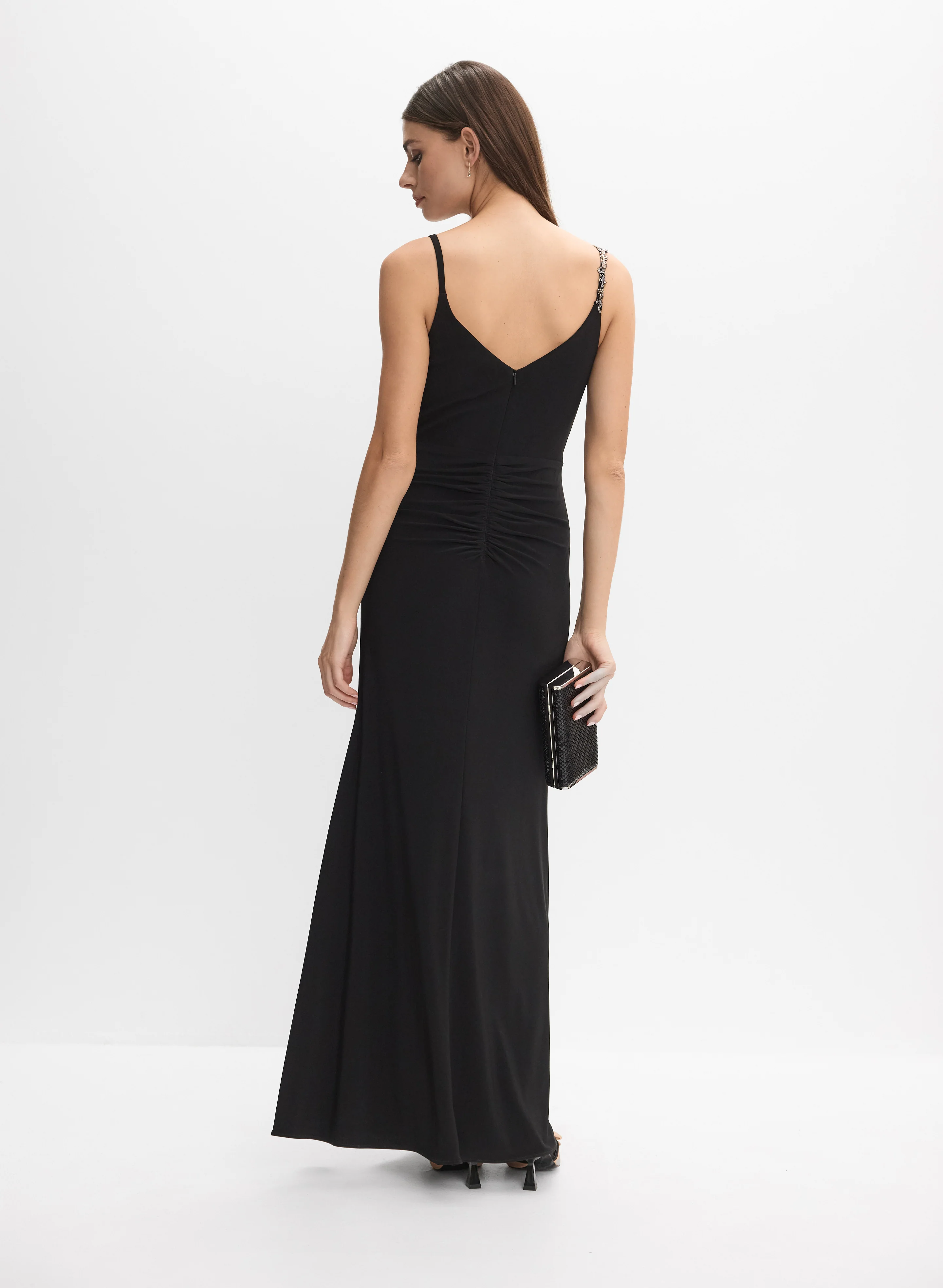 BA Nites - Floral Appliqué Dress - Image 3