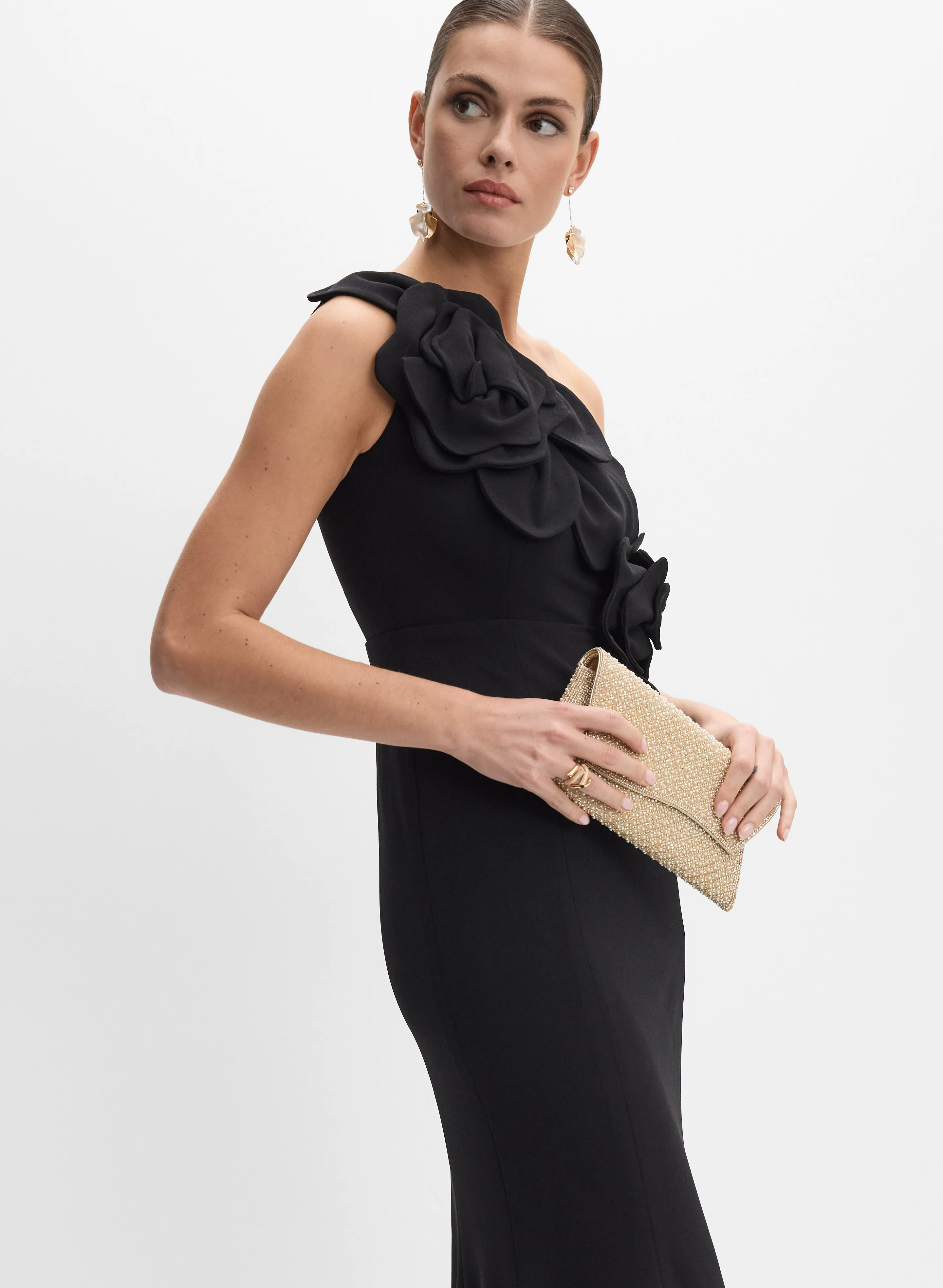 Floral Applique Dress - Image 8