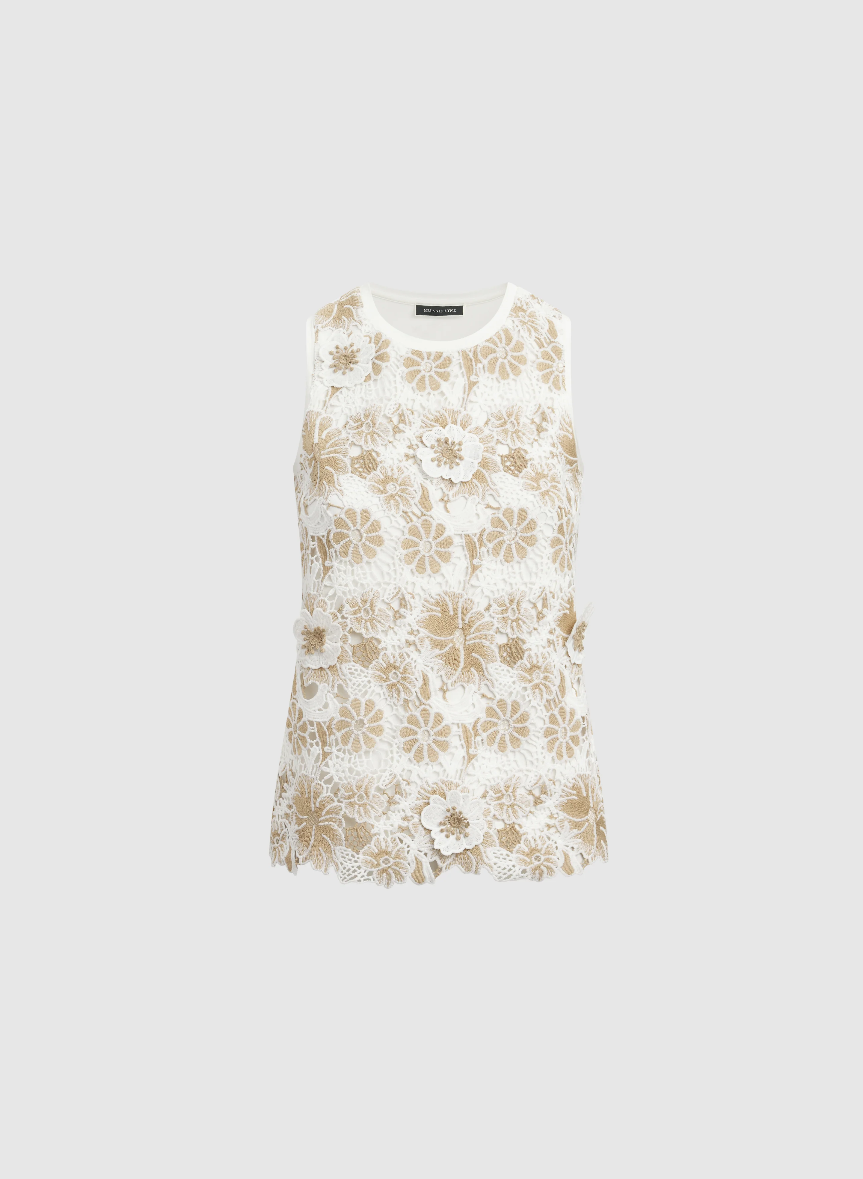 Floral Appliqué Tank Top - Image 6