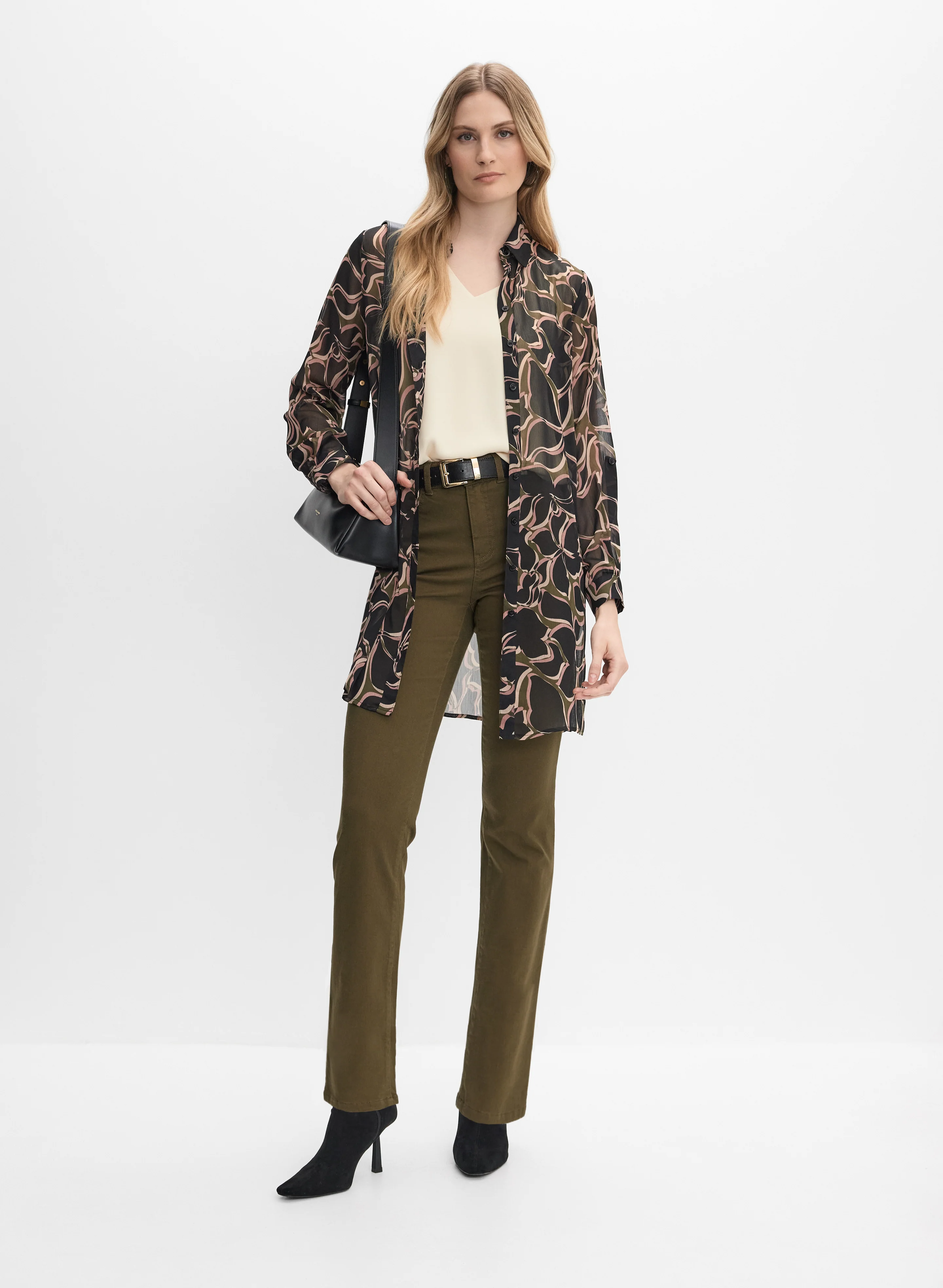 Floral Button-Down Blouse - Image 3