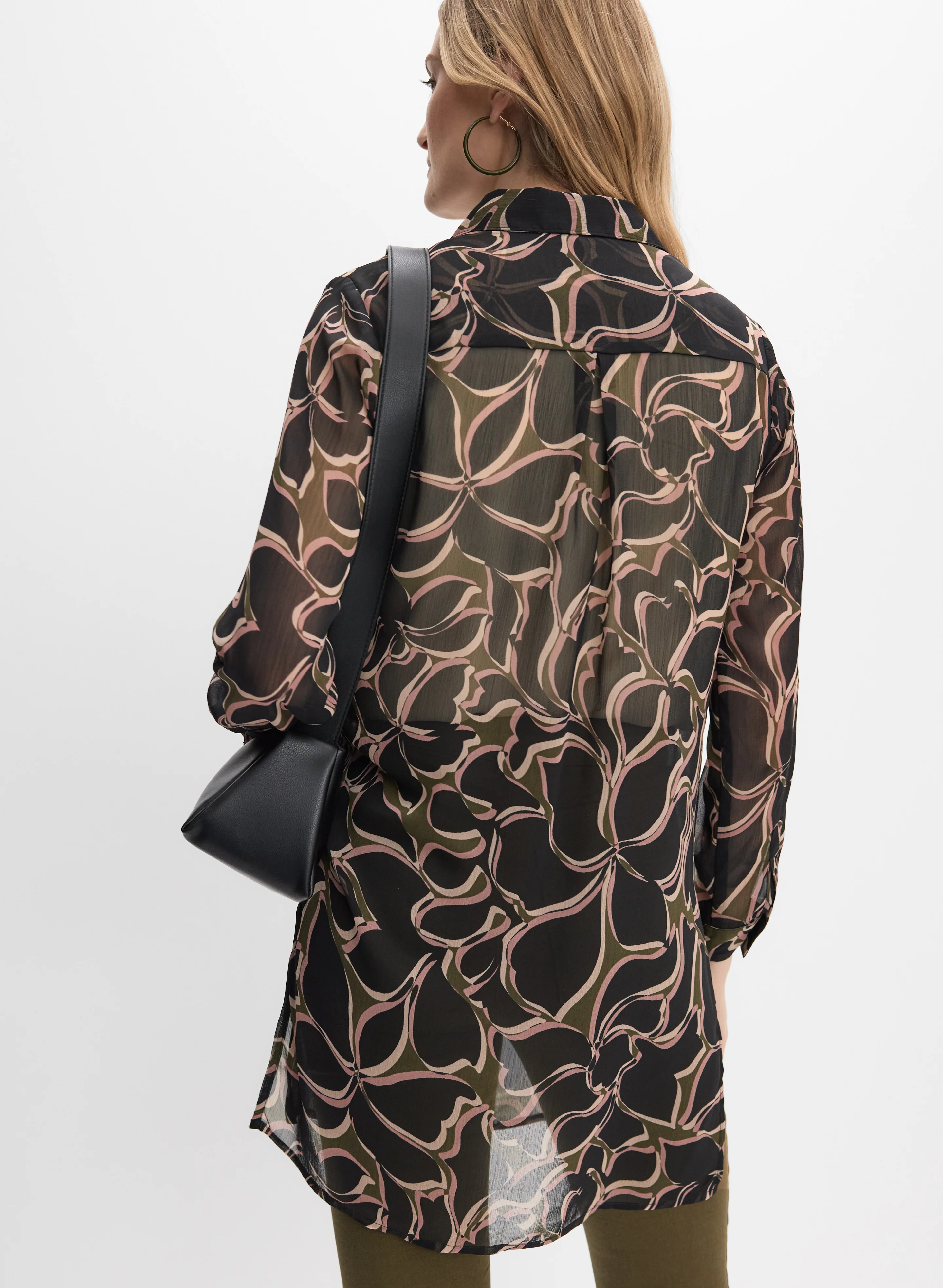 Floral Button-Down Blouse - Image 4