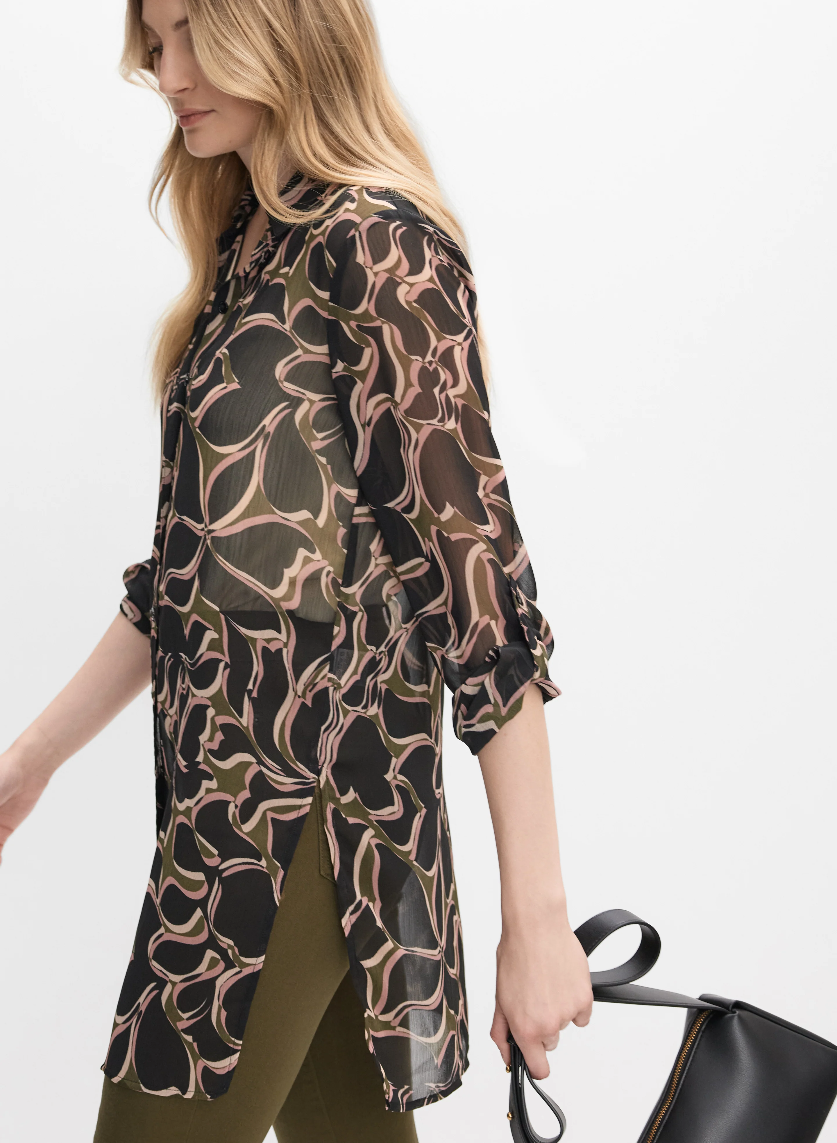 Floral Button-Down Blouse - Image 5