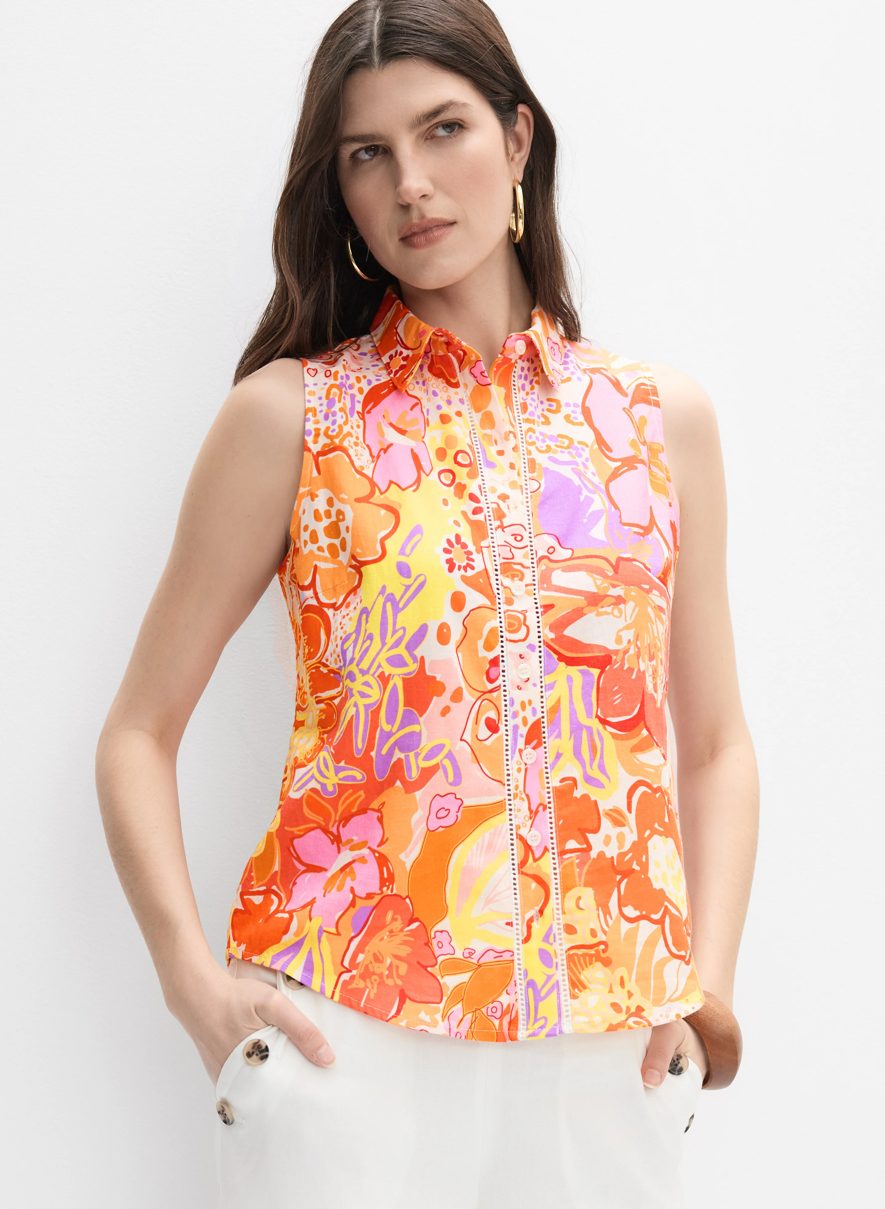 Floral Collared Blouse