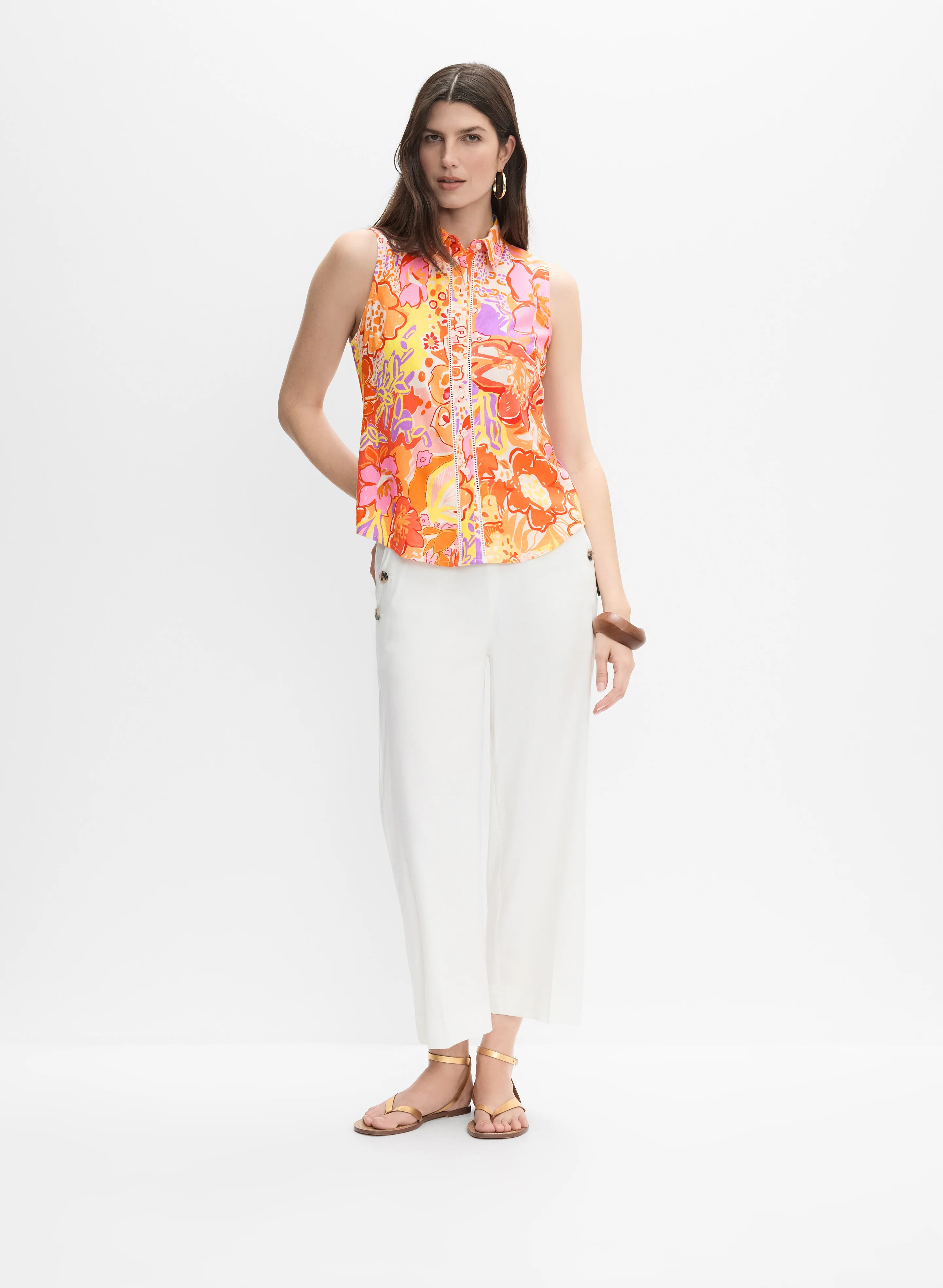 Floral Collared Blouse - Image 3