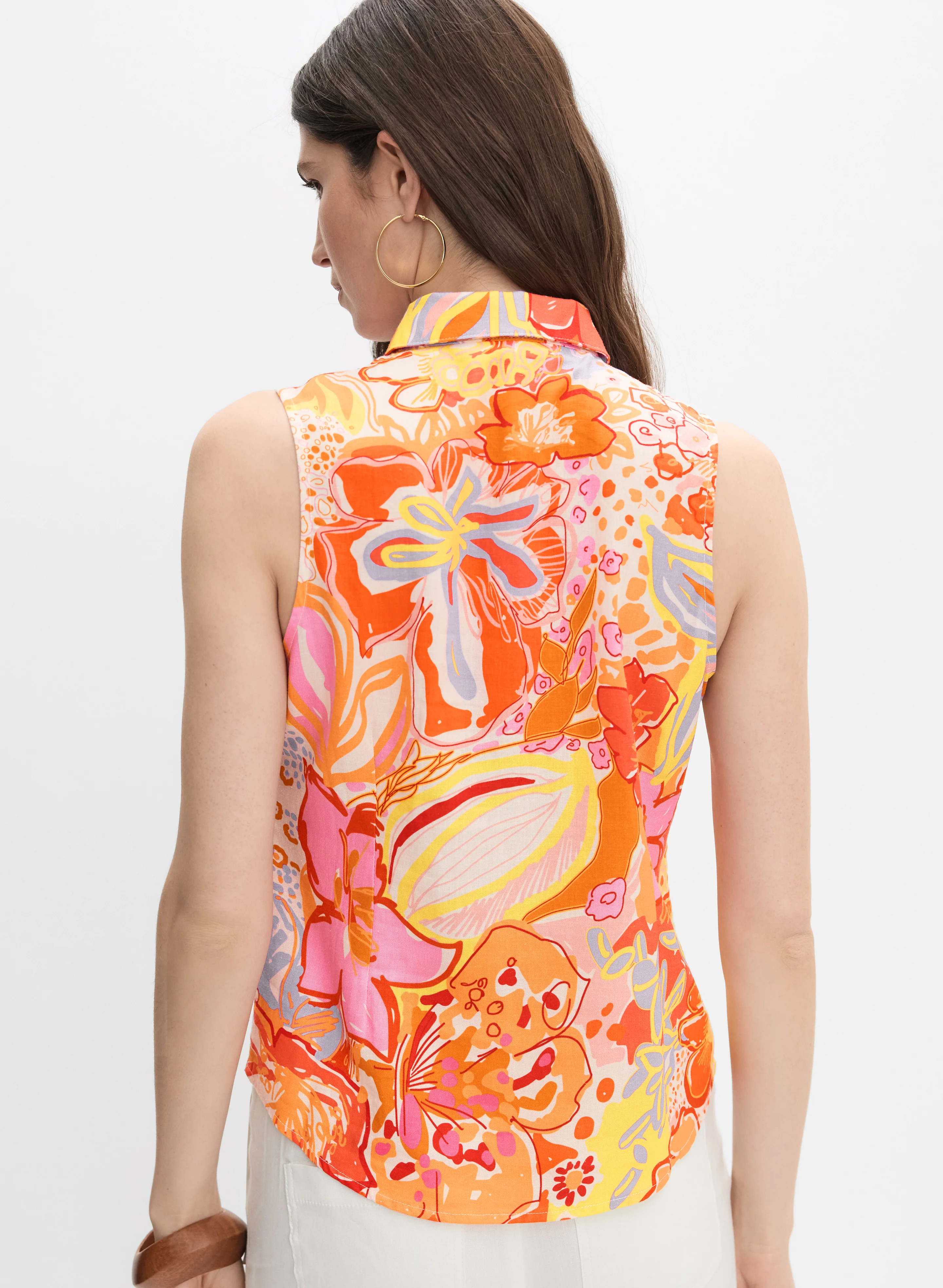 Floral Collared Blouse - Image 4