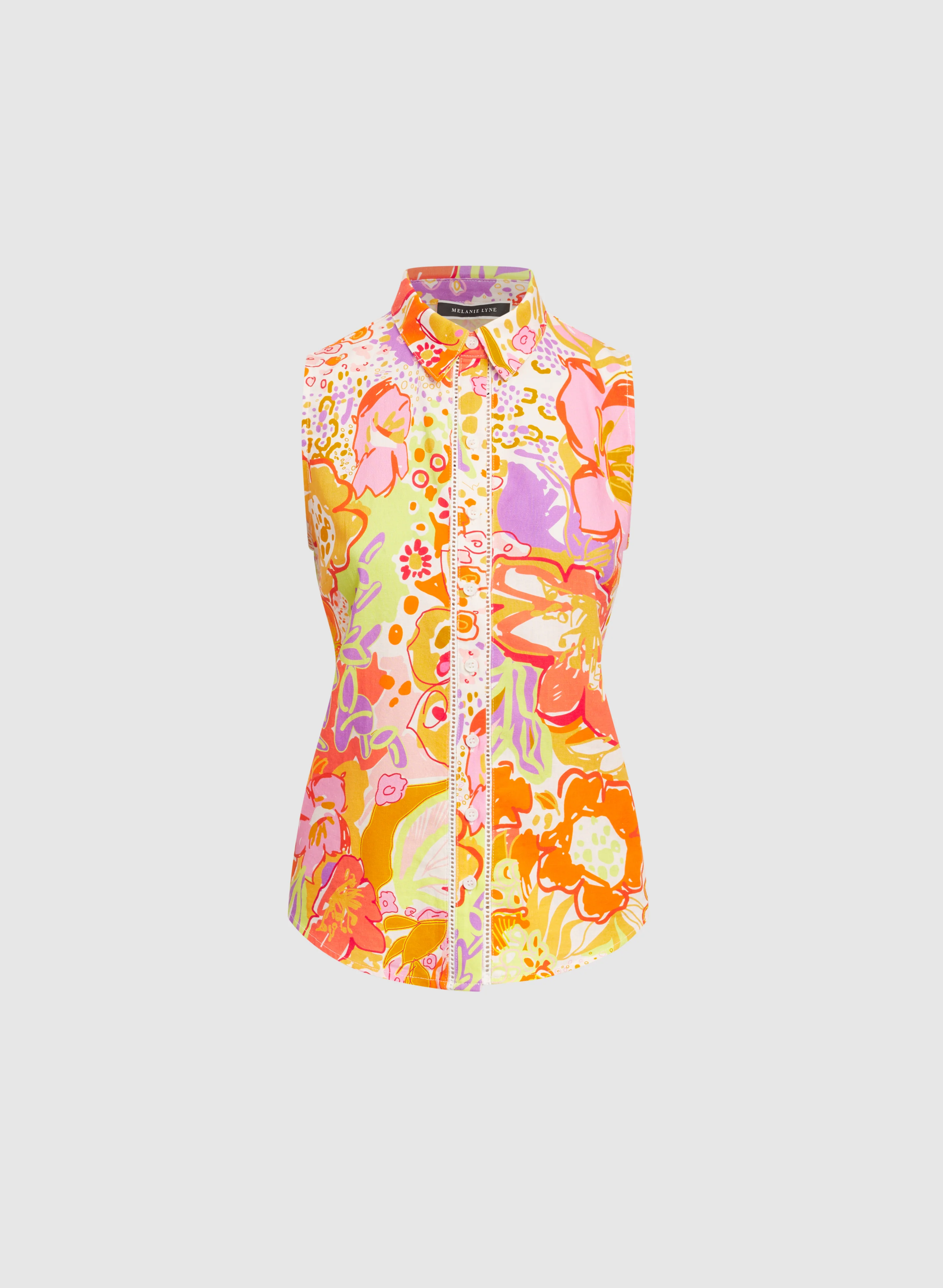 Floral Collared Blouse - Image 6