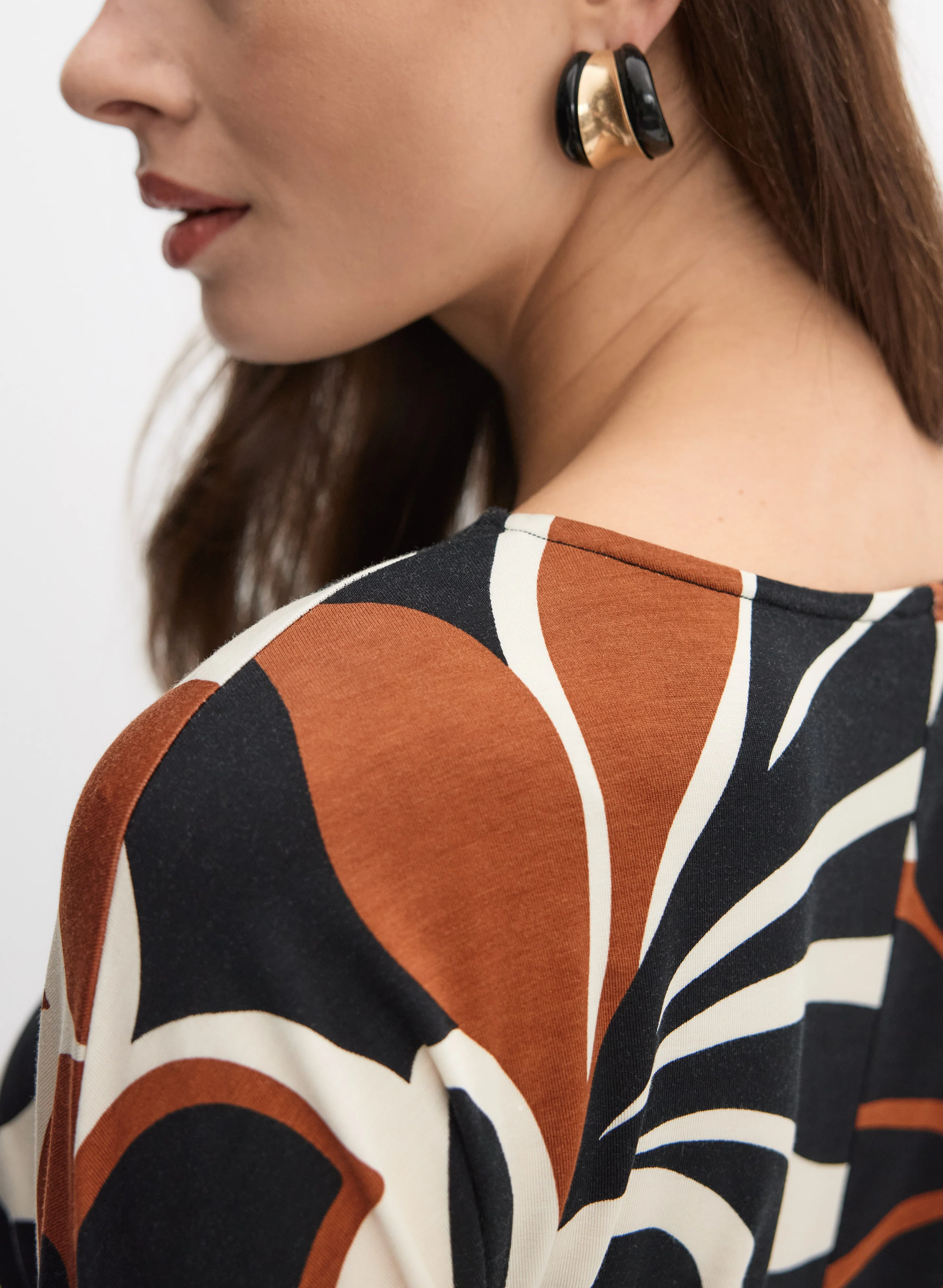Floral Dolman Sleeve T-Shirt - Image 2