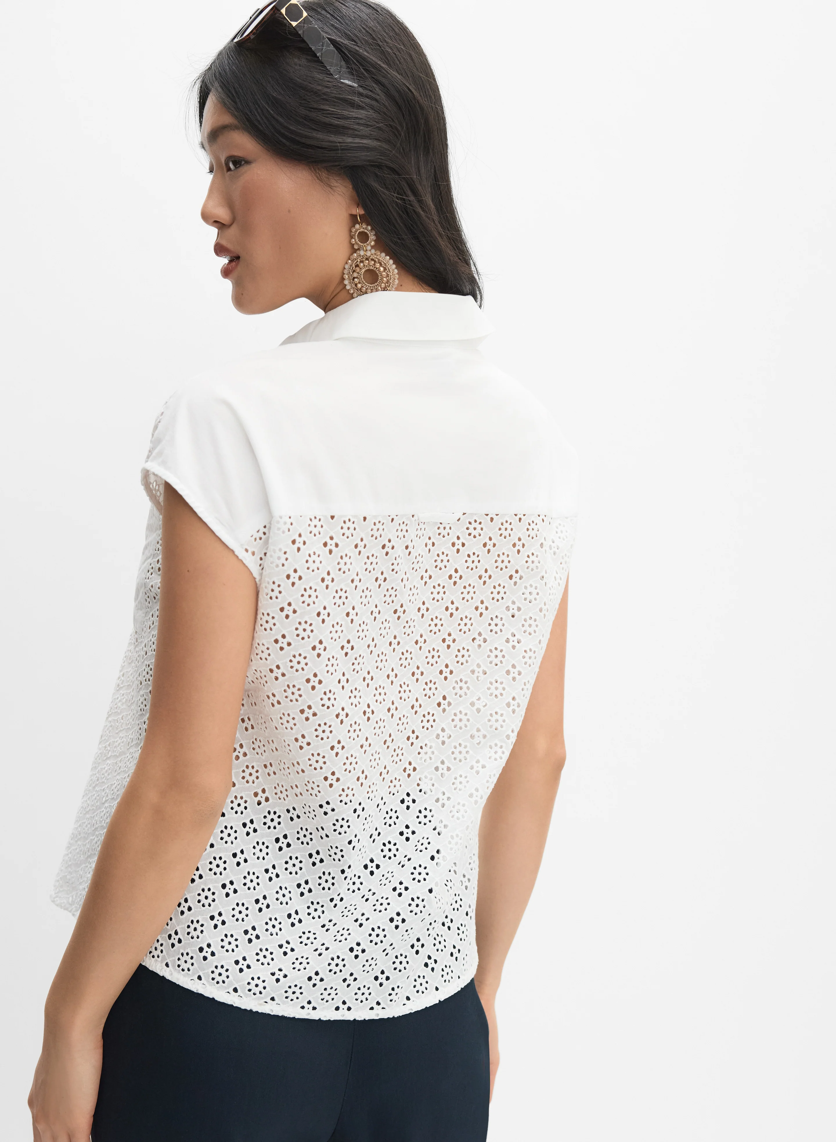Floral Embroidered Blouse - Image 4