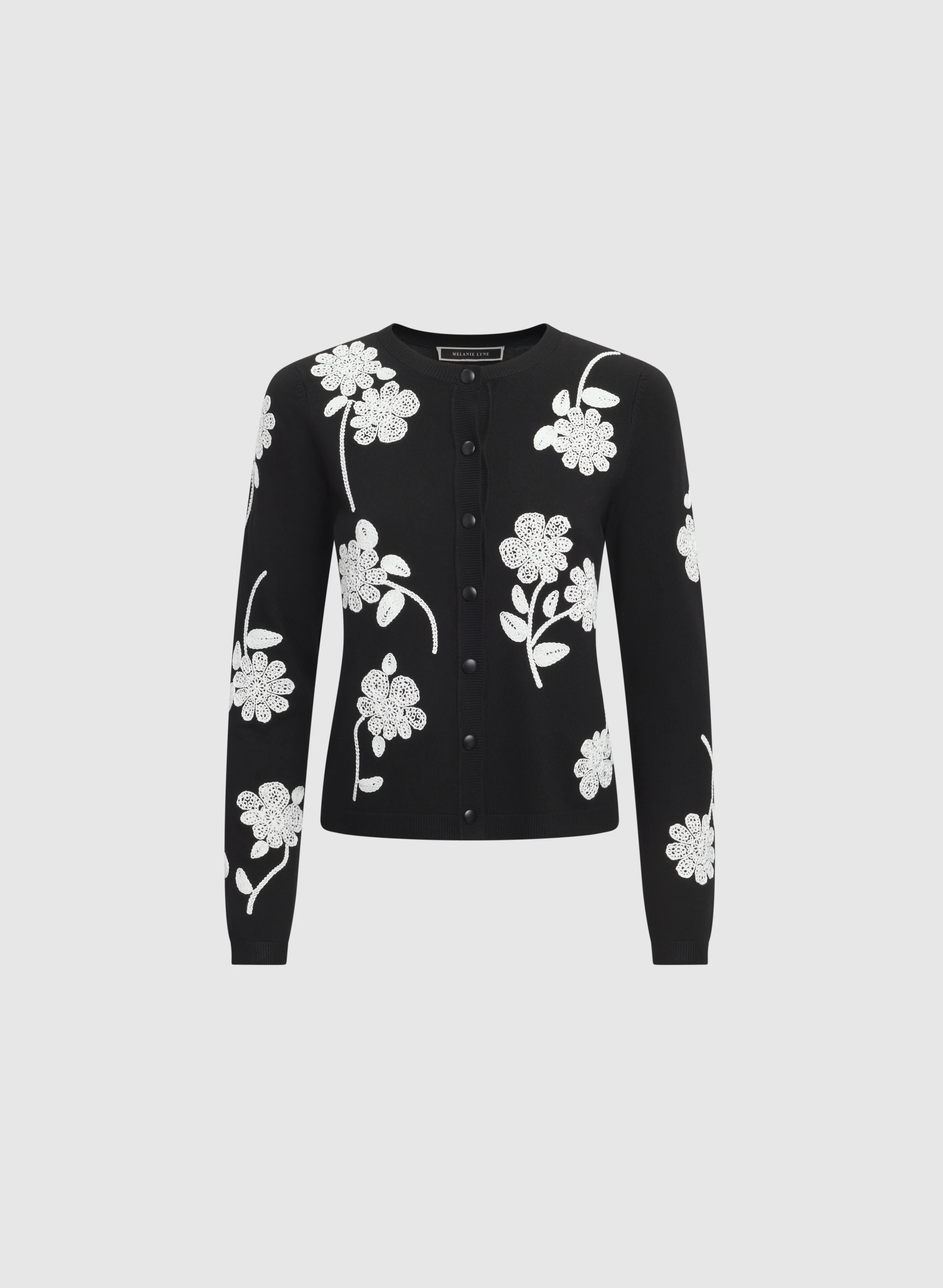 Floral Embroidered Cardigan - Image 6