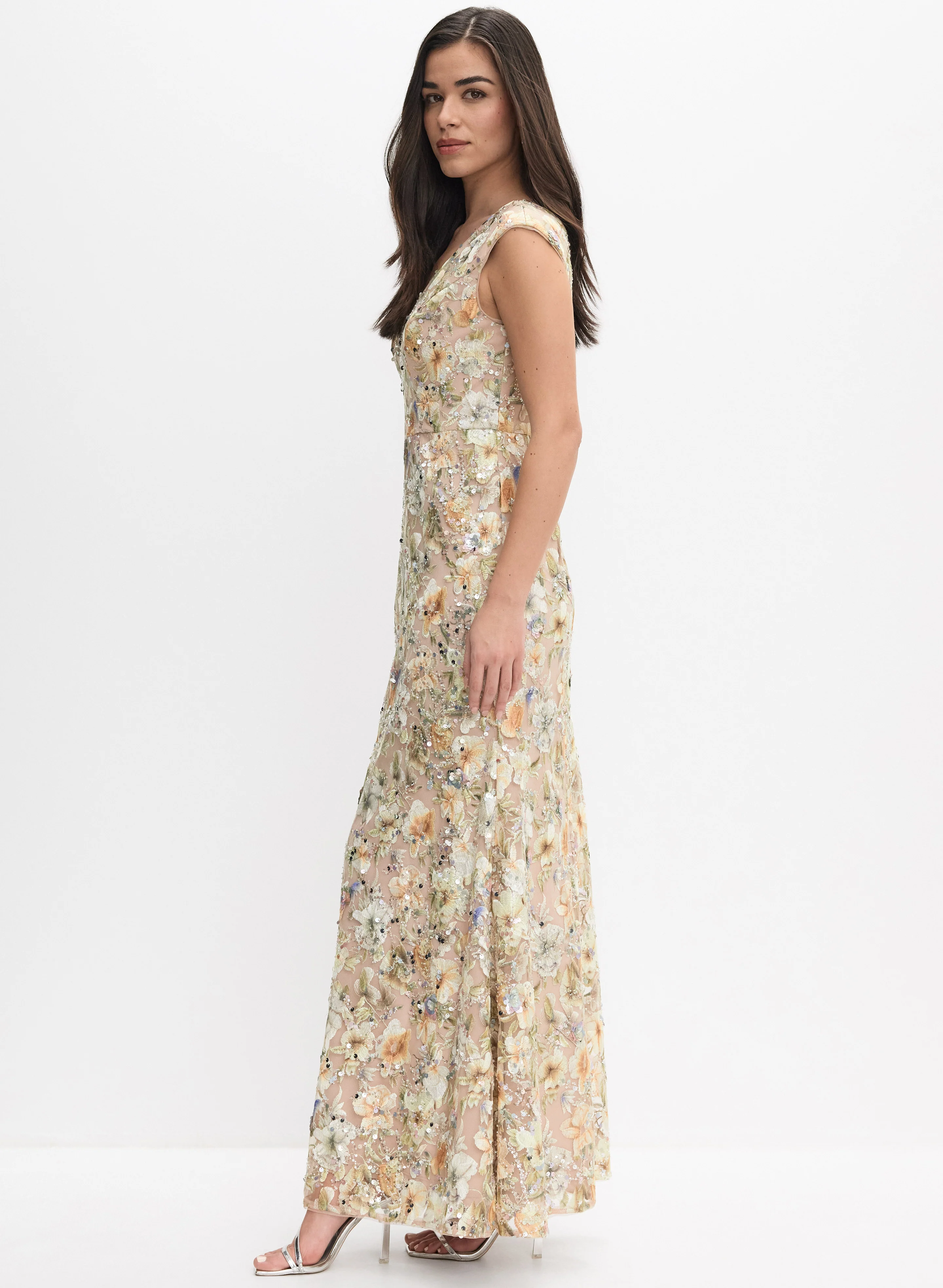 Alex Evenings - Floral Embroidered Dress - Image 3