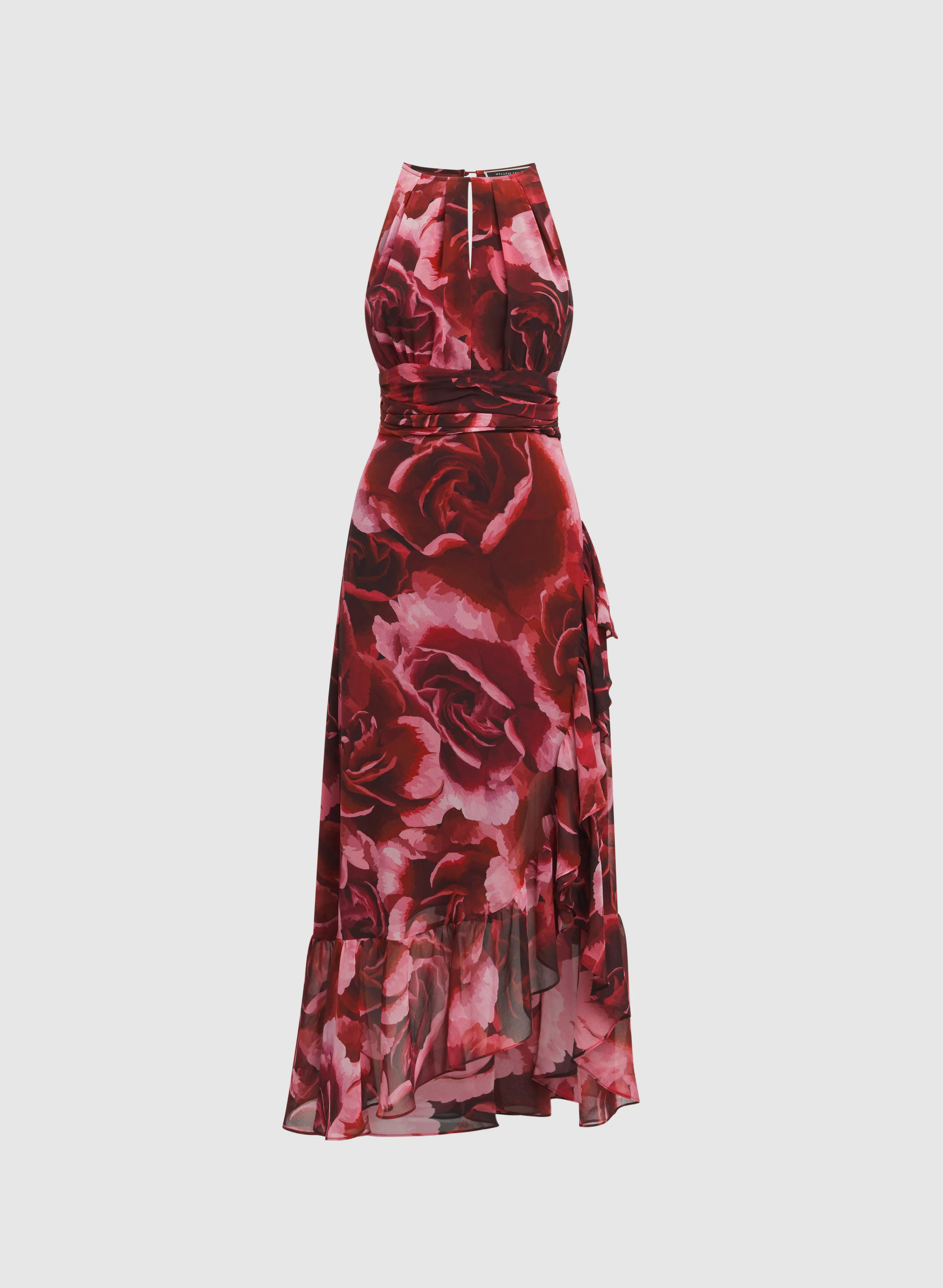 Floral Halter Neck Dress - Image 5