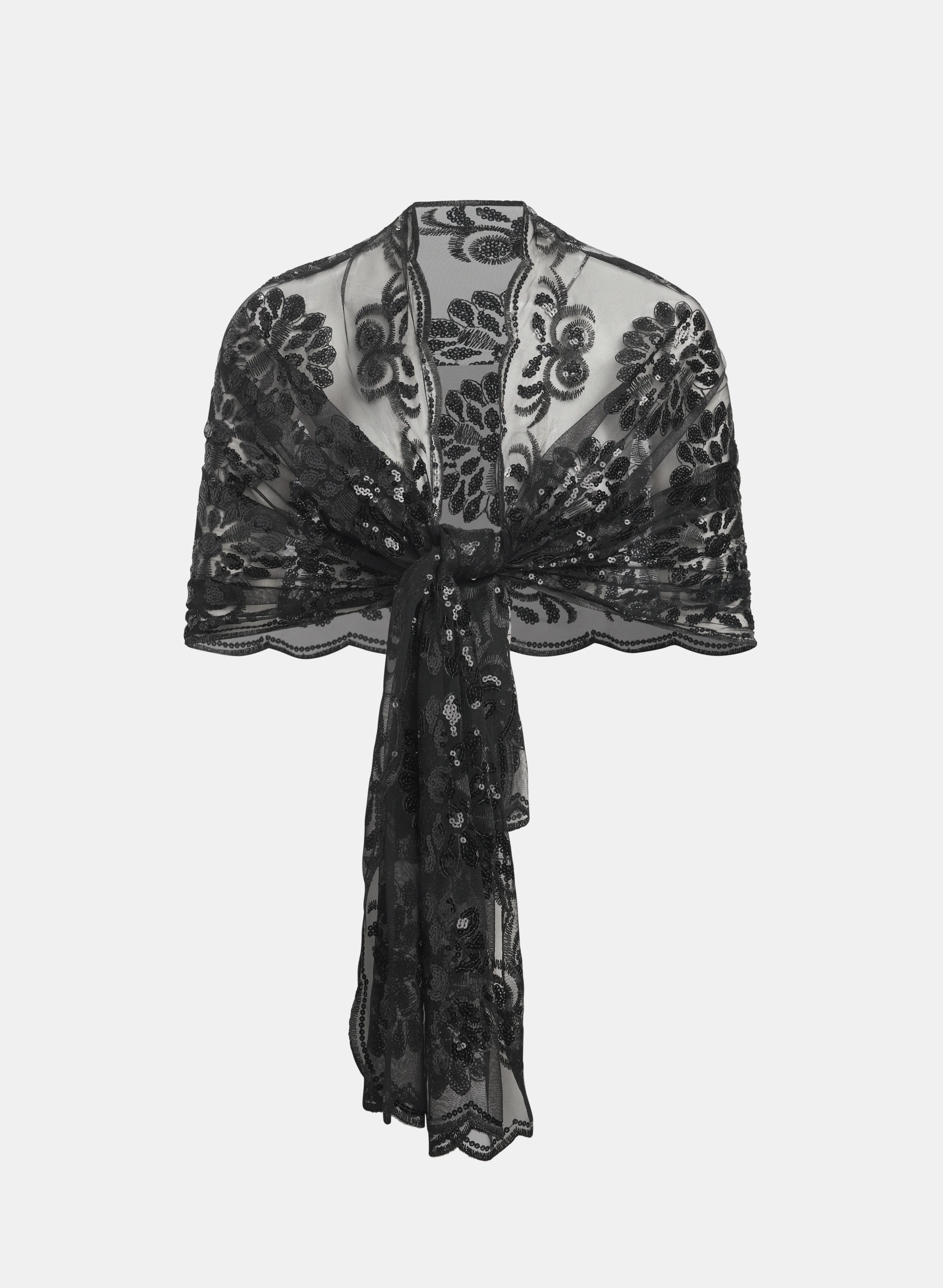 Floral Mesh Wrap