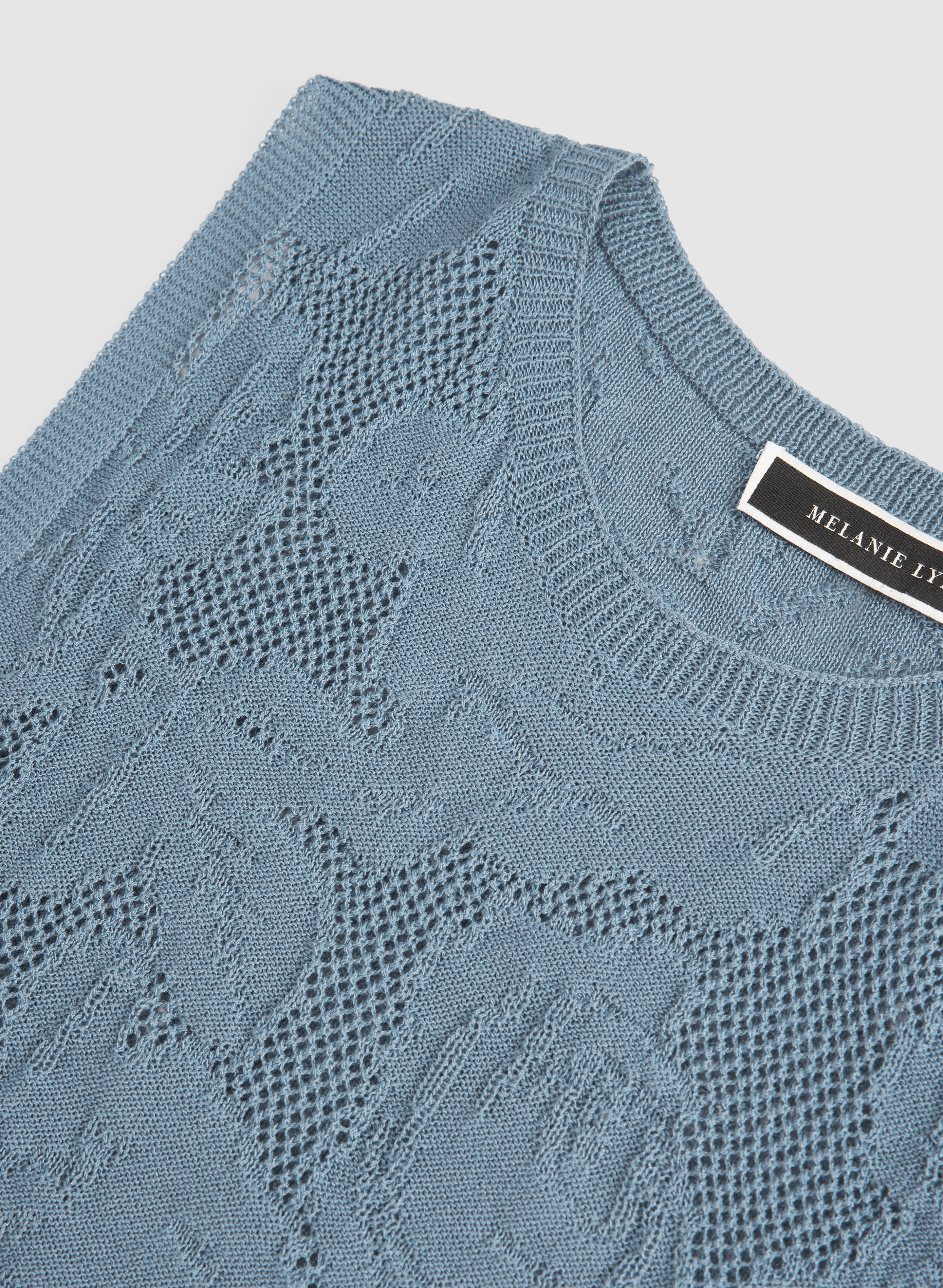 Floral Open-Knit Tank - Image 7