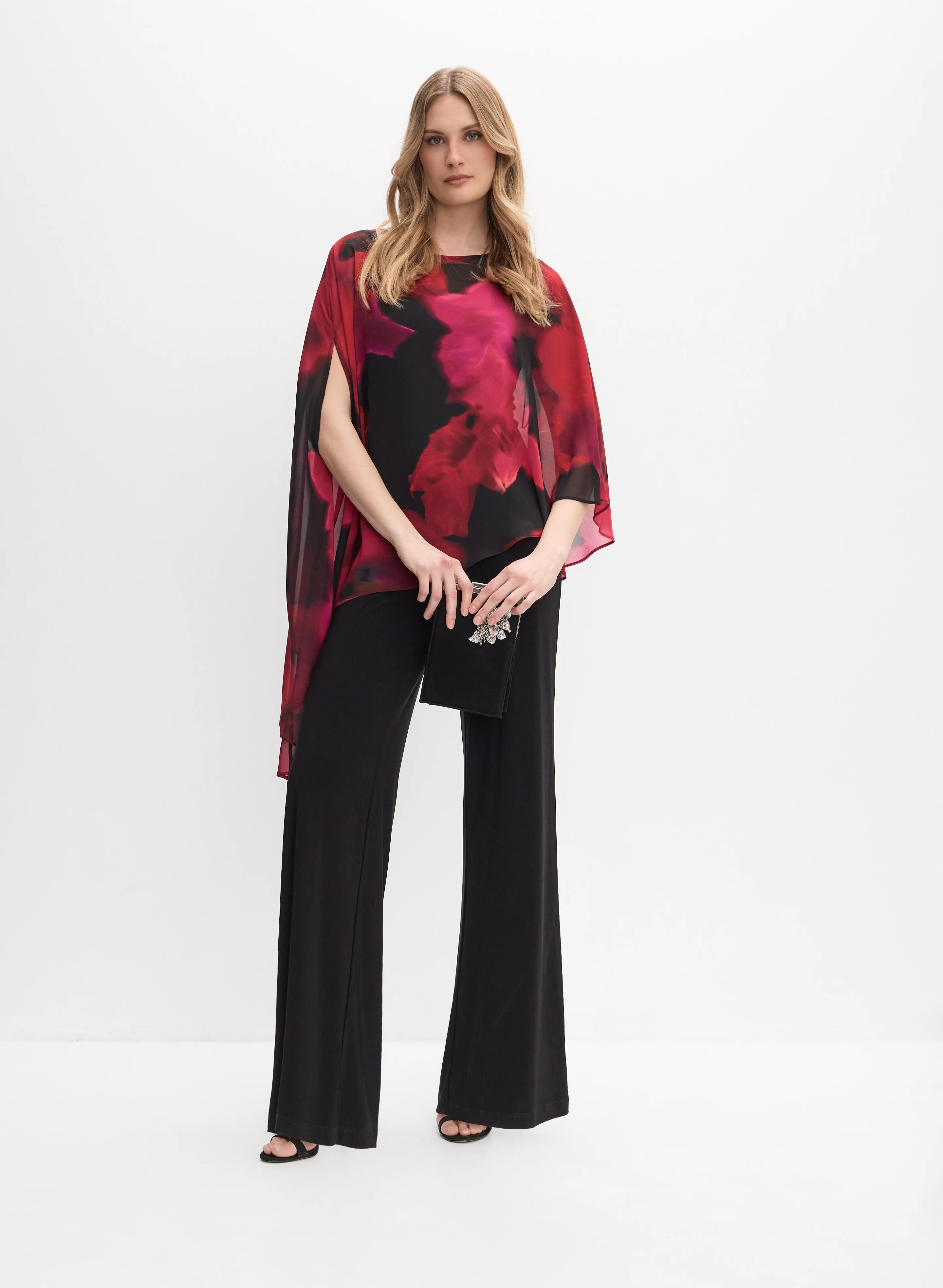 Floral Overlay Jumpsuit