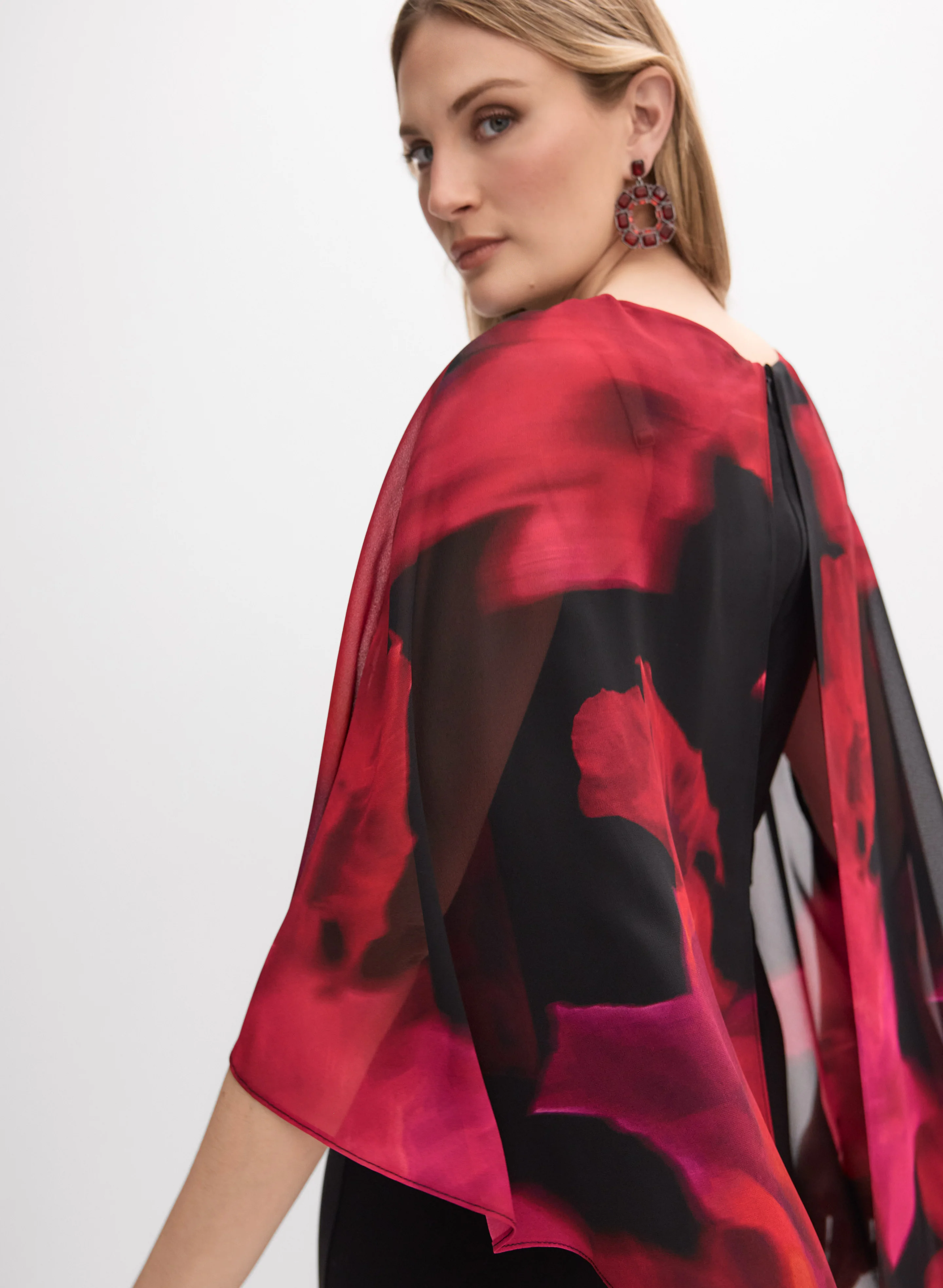 Floral Overlay Jumpsuit - Image 2