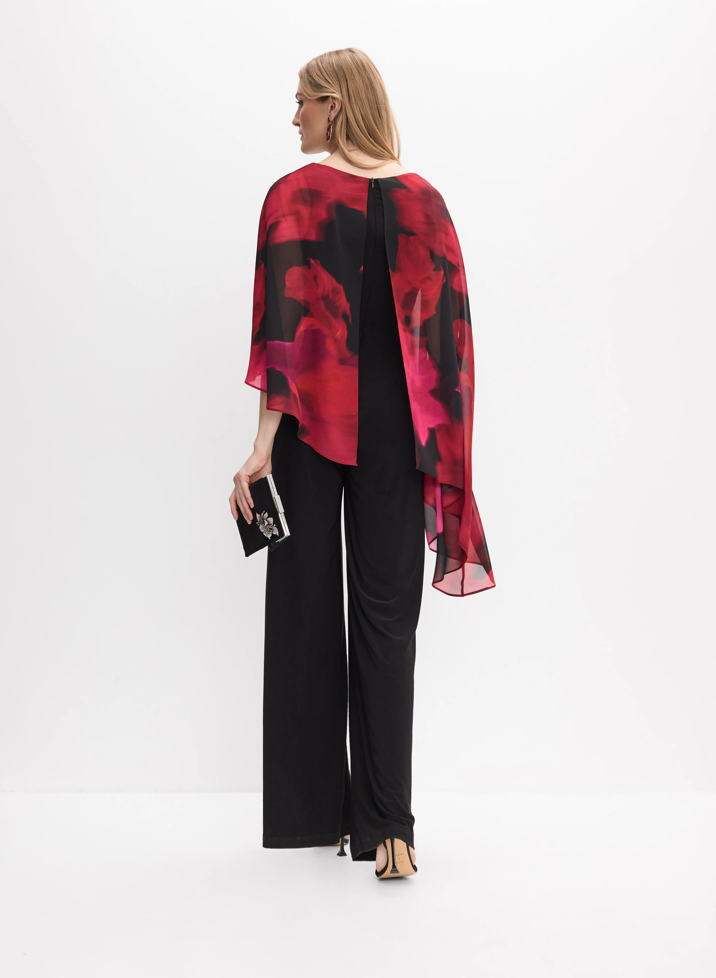 Floral Overlay Jumpsuit - Image 4