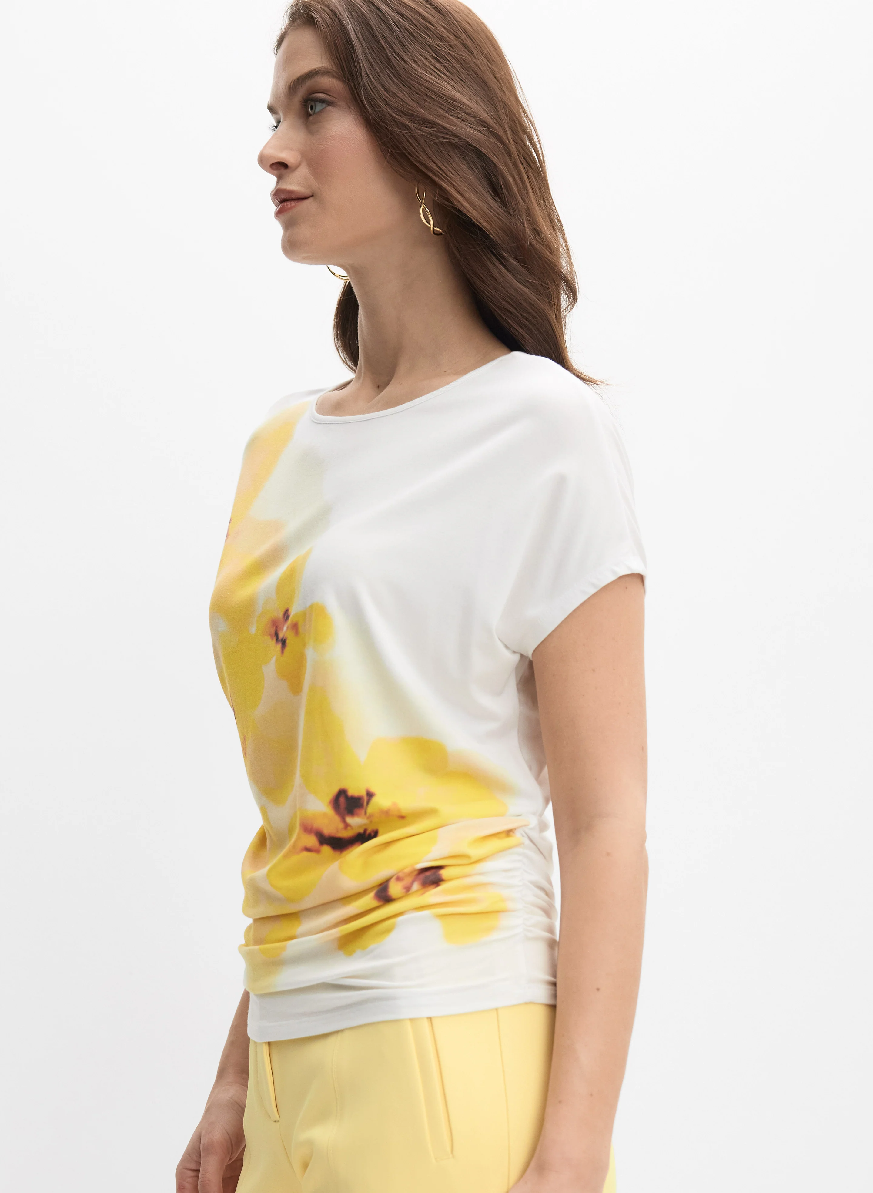 Floral Placement Print T-Shirt - Image 5