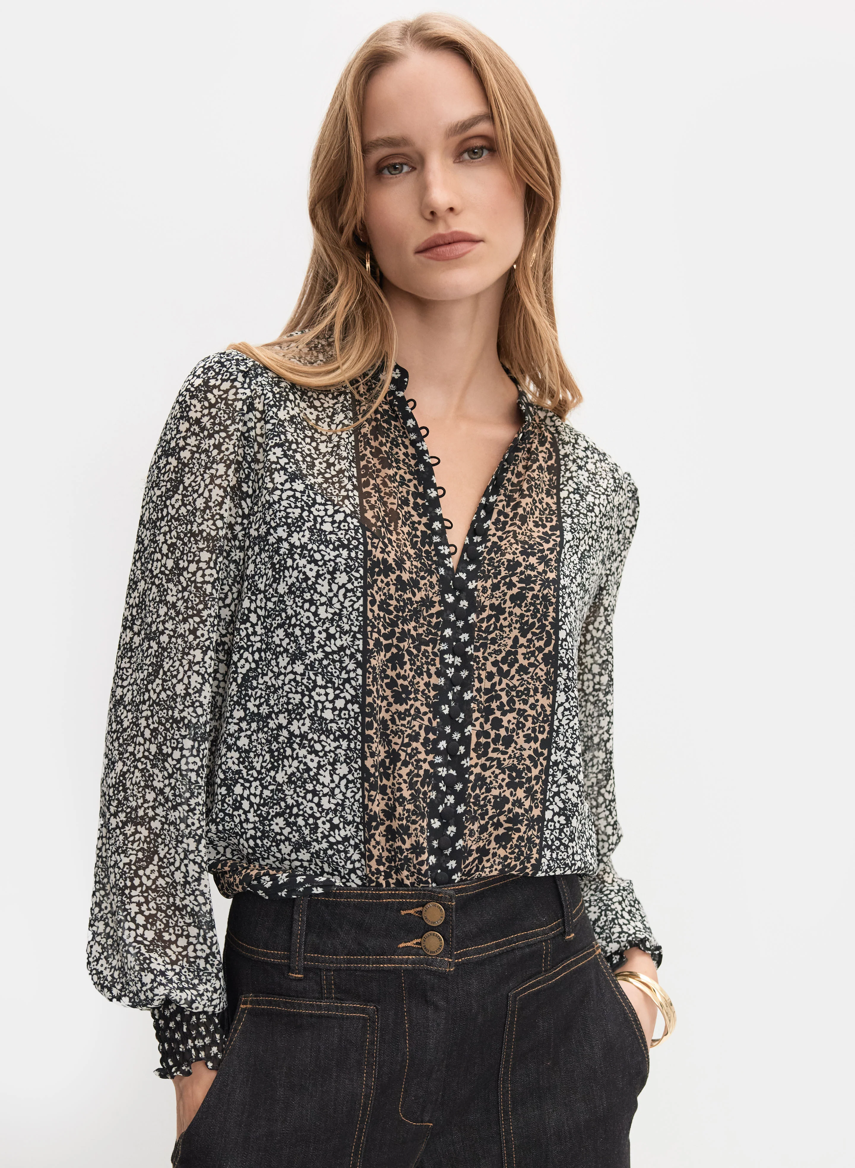 Floral Print Blouse