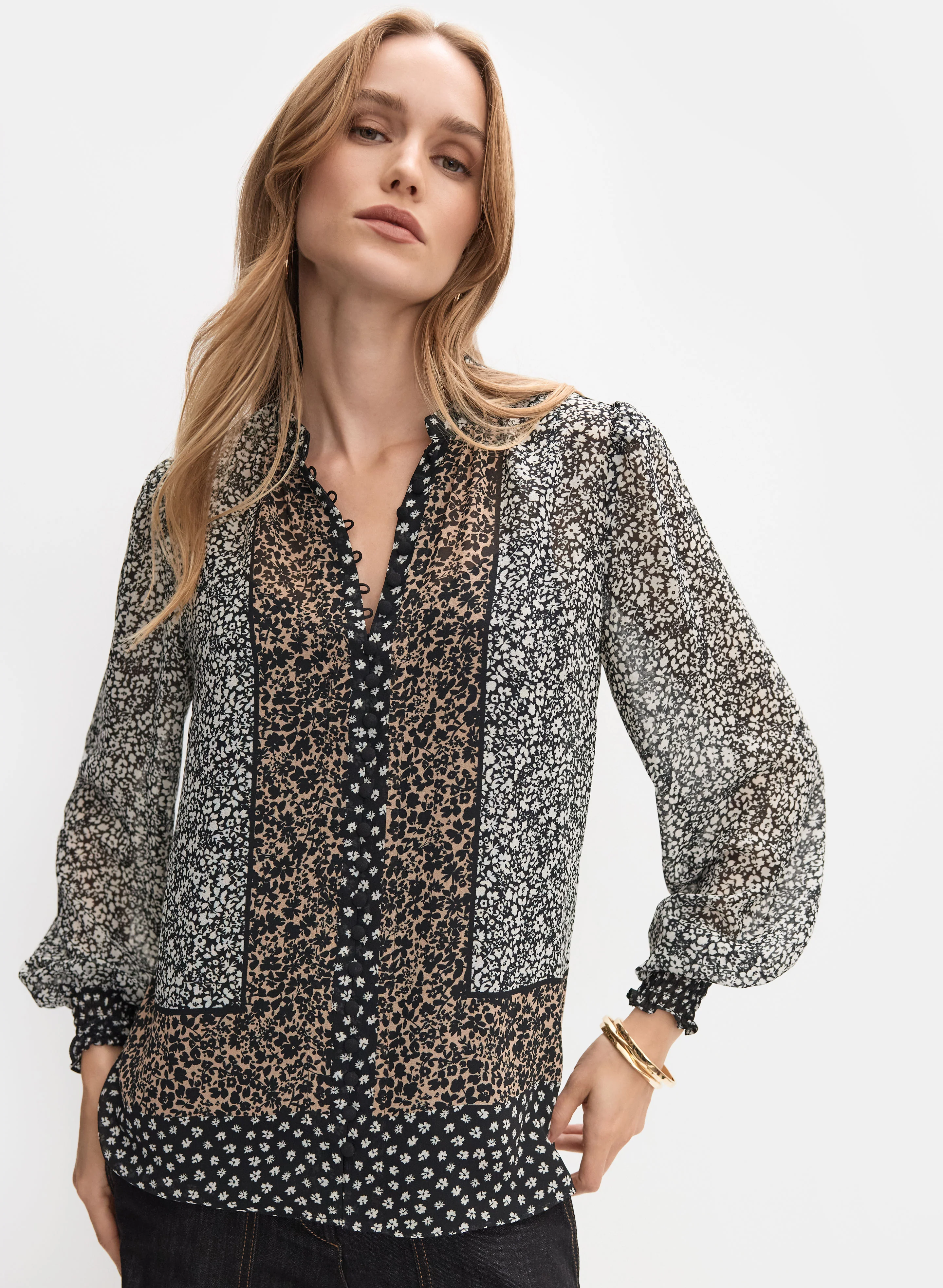 Floral Print Blouse - Image 5