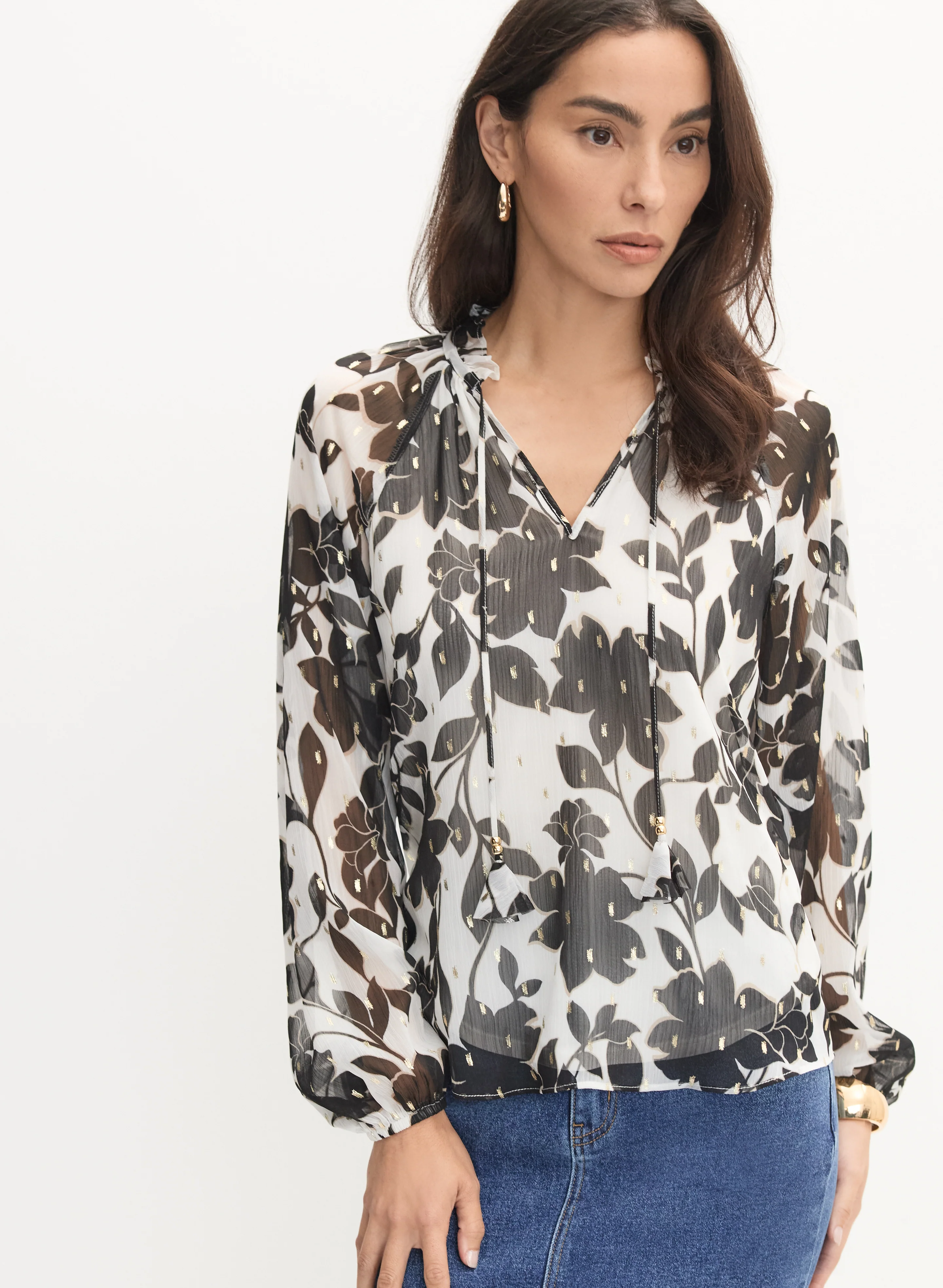Floral Print Blouse - Image 3