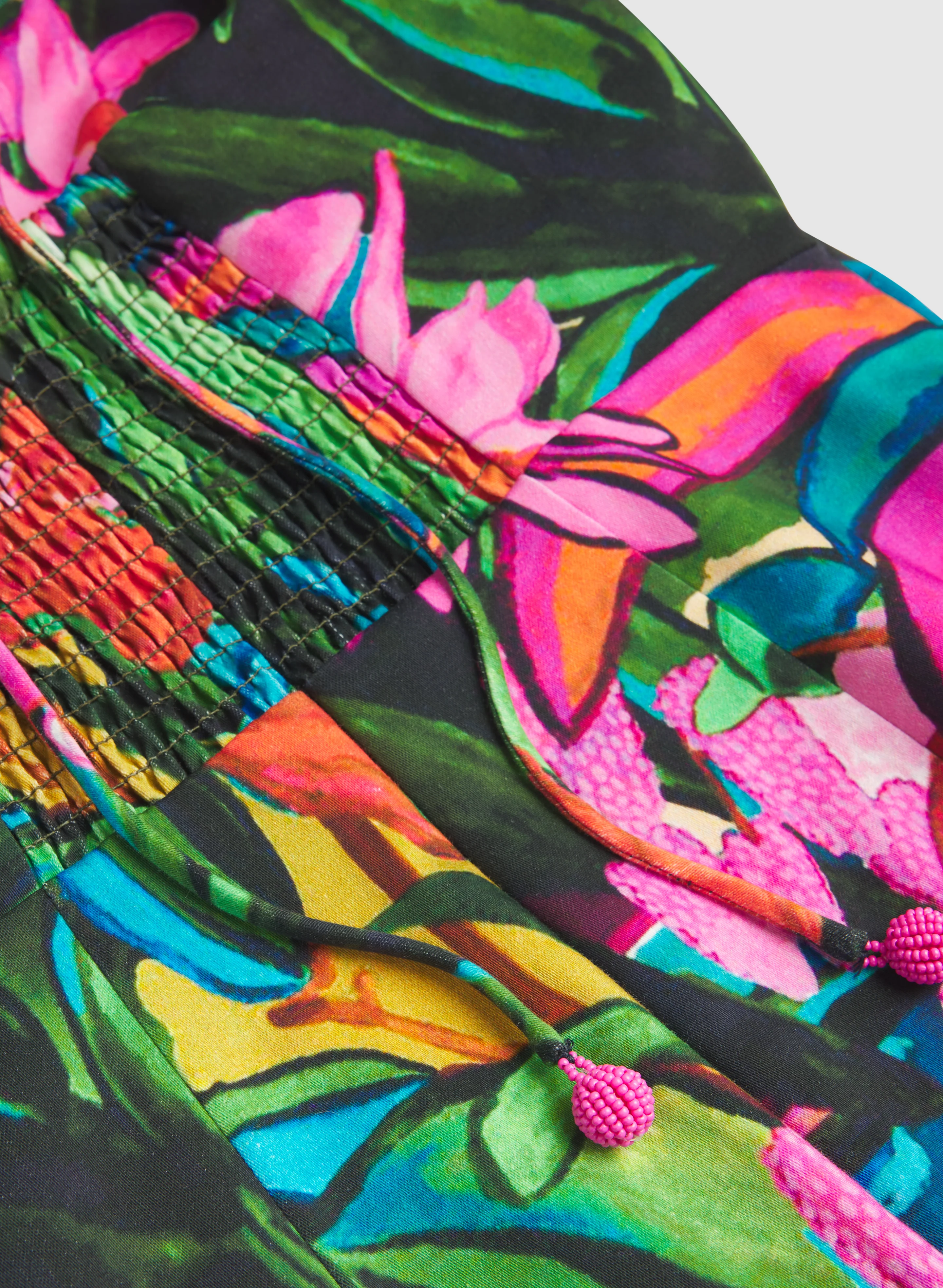 Floral Print Midi Dress - Image 7