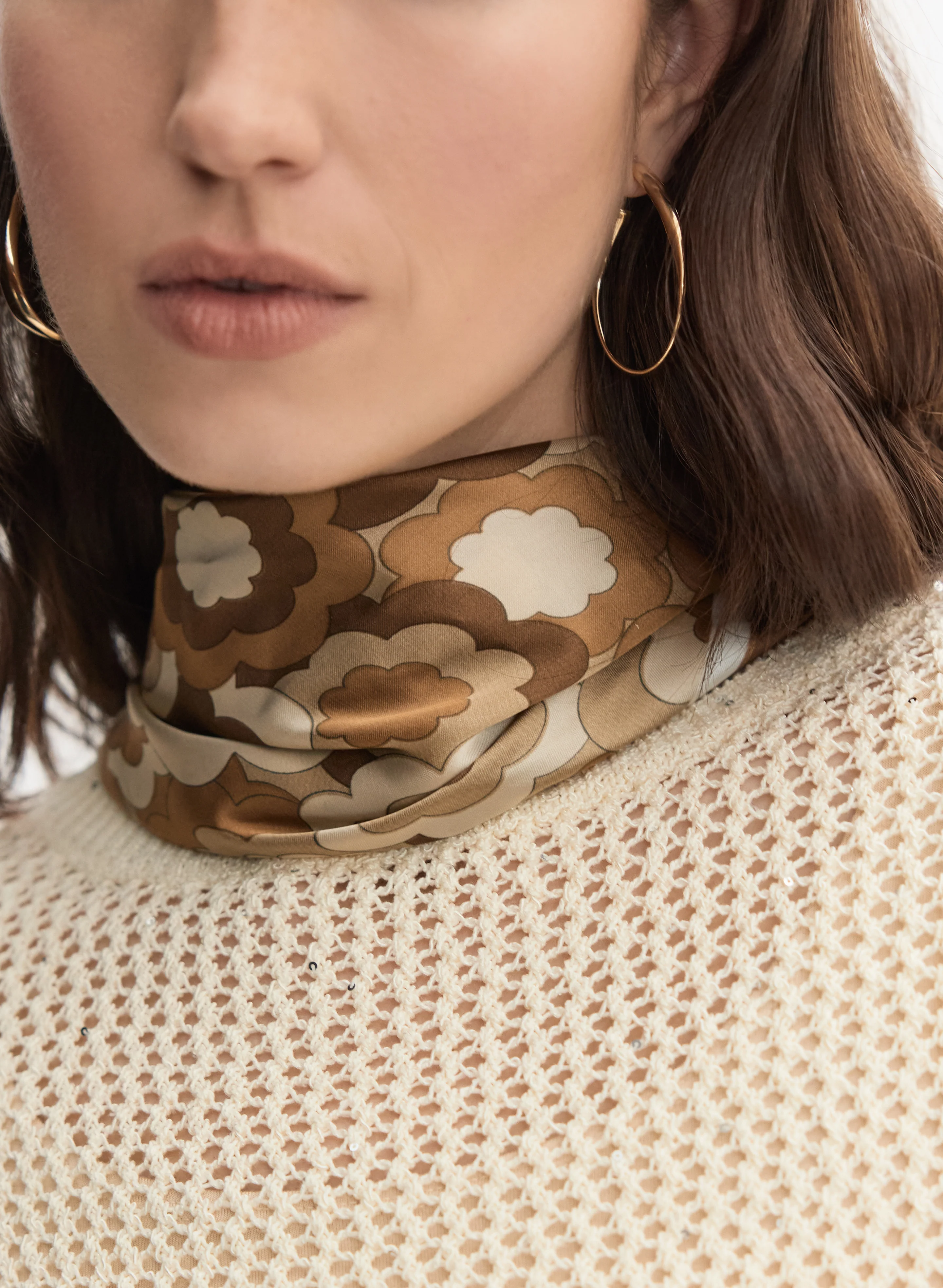Floral Print Scarf - Image 4