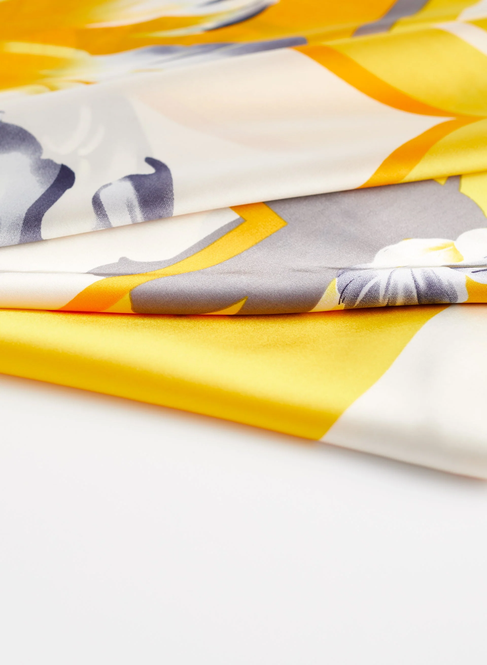 Floral Print Square Scarf - Image 2