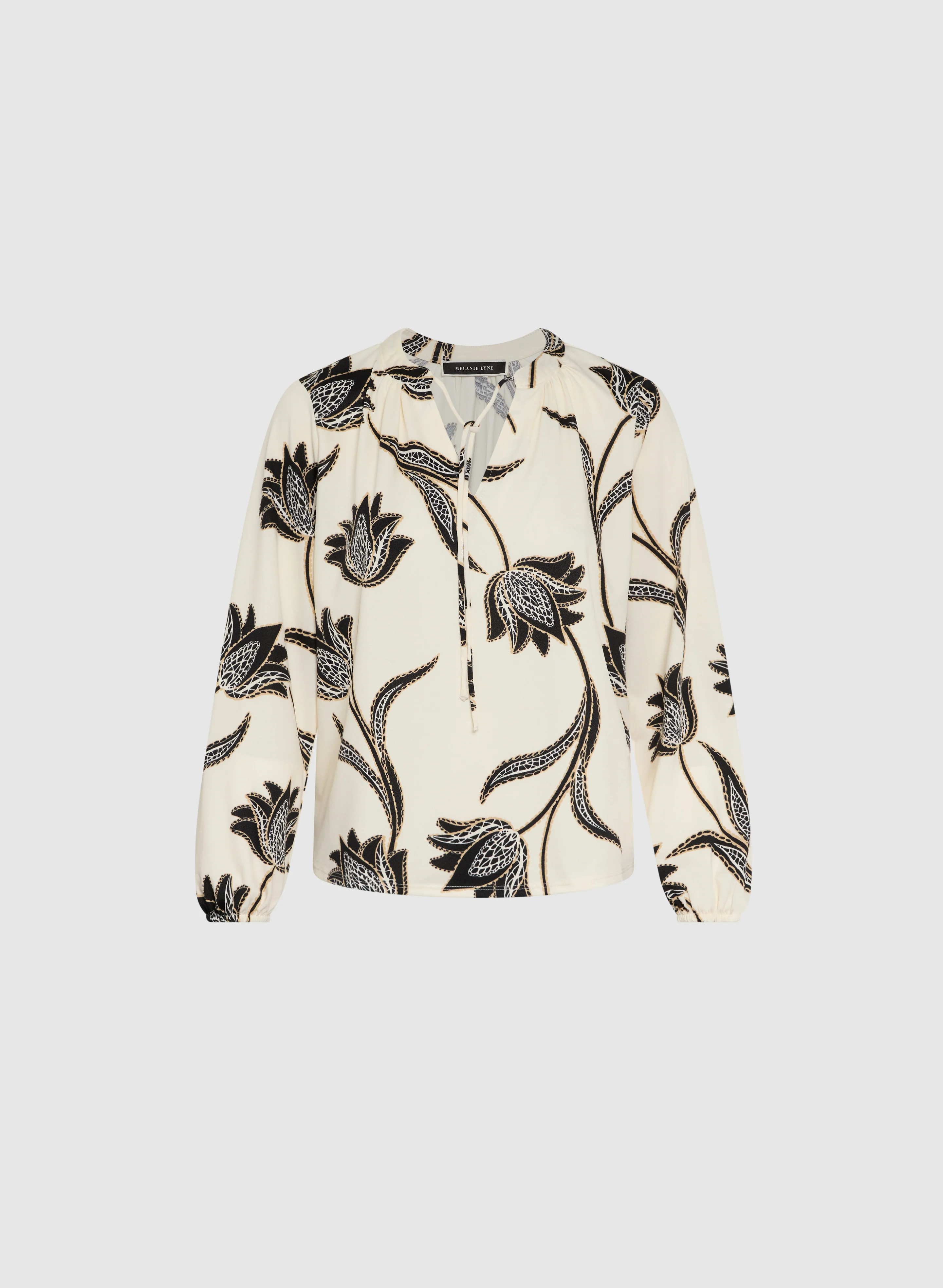 Floral Tie Detail Top - Image 6