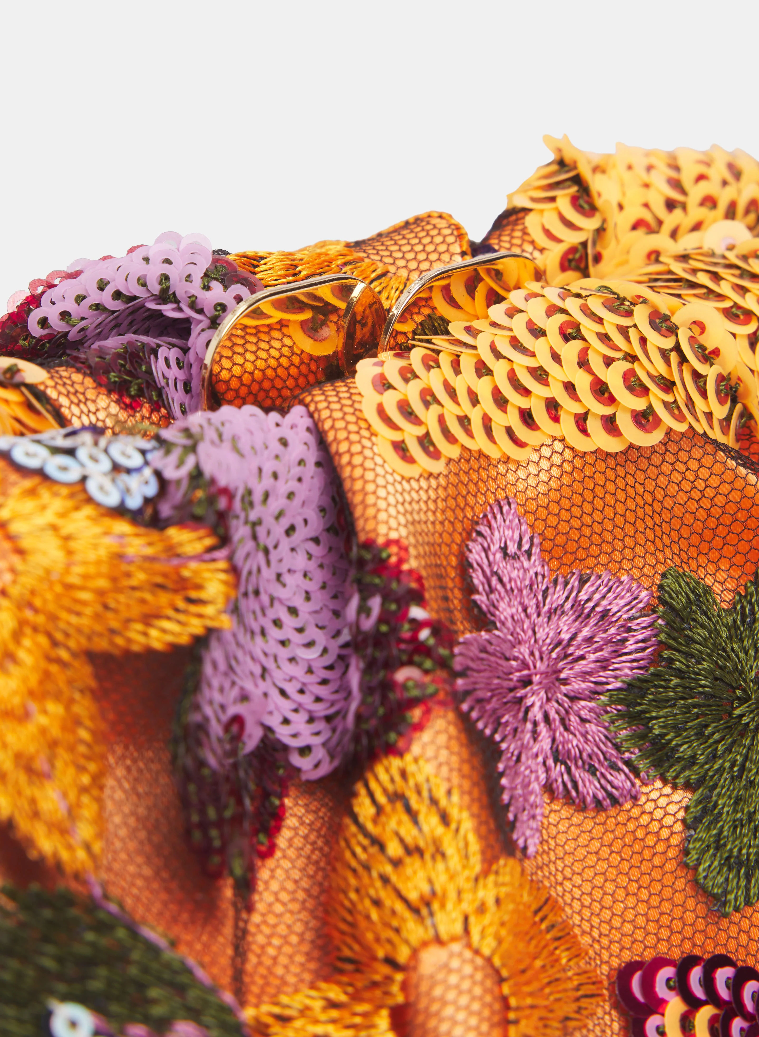 Floral Sequin Clutch - Image 2