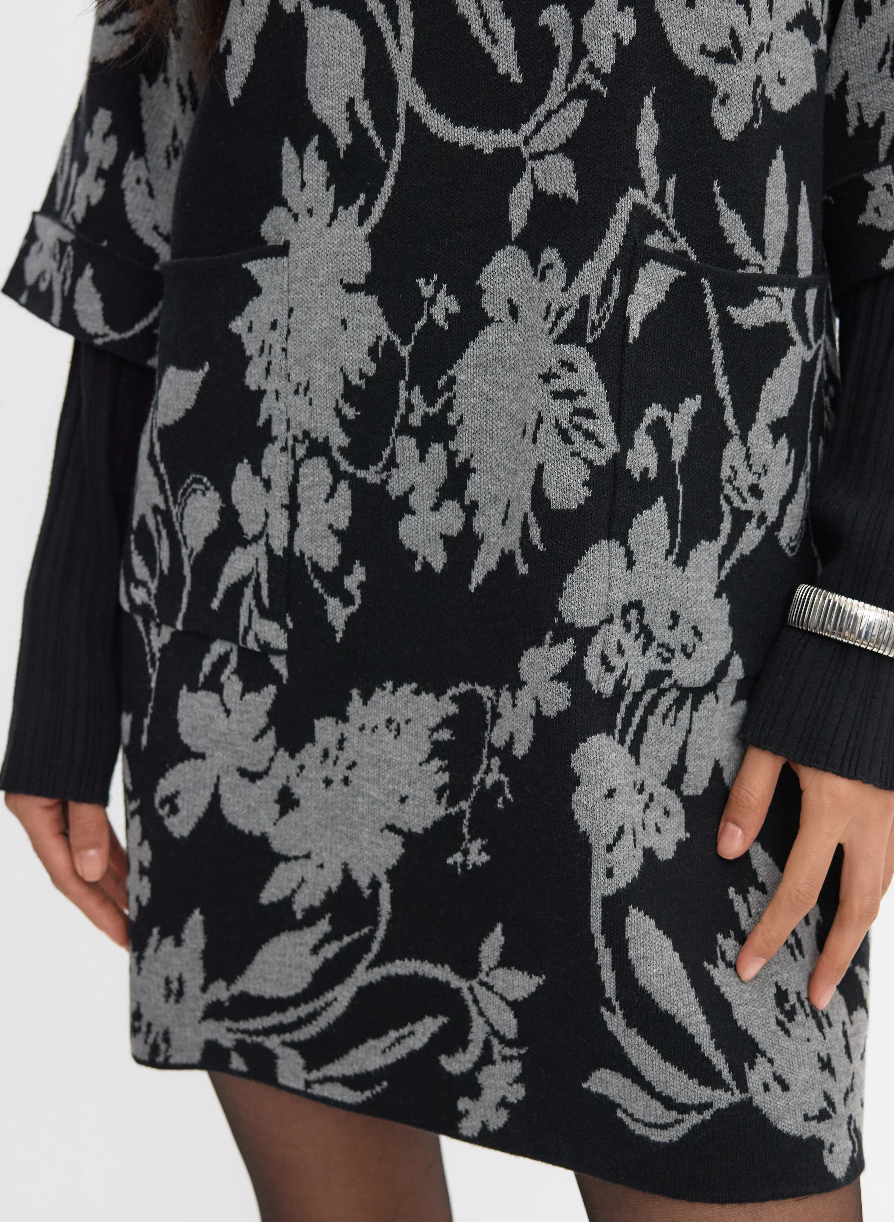 Floral Sweater Dress - Image 7