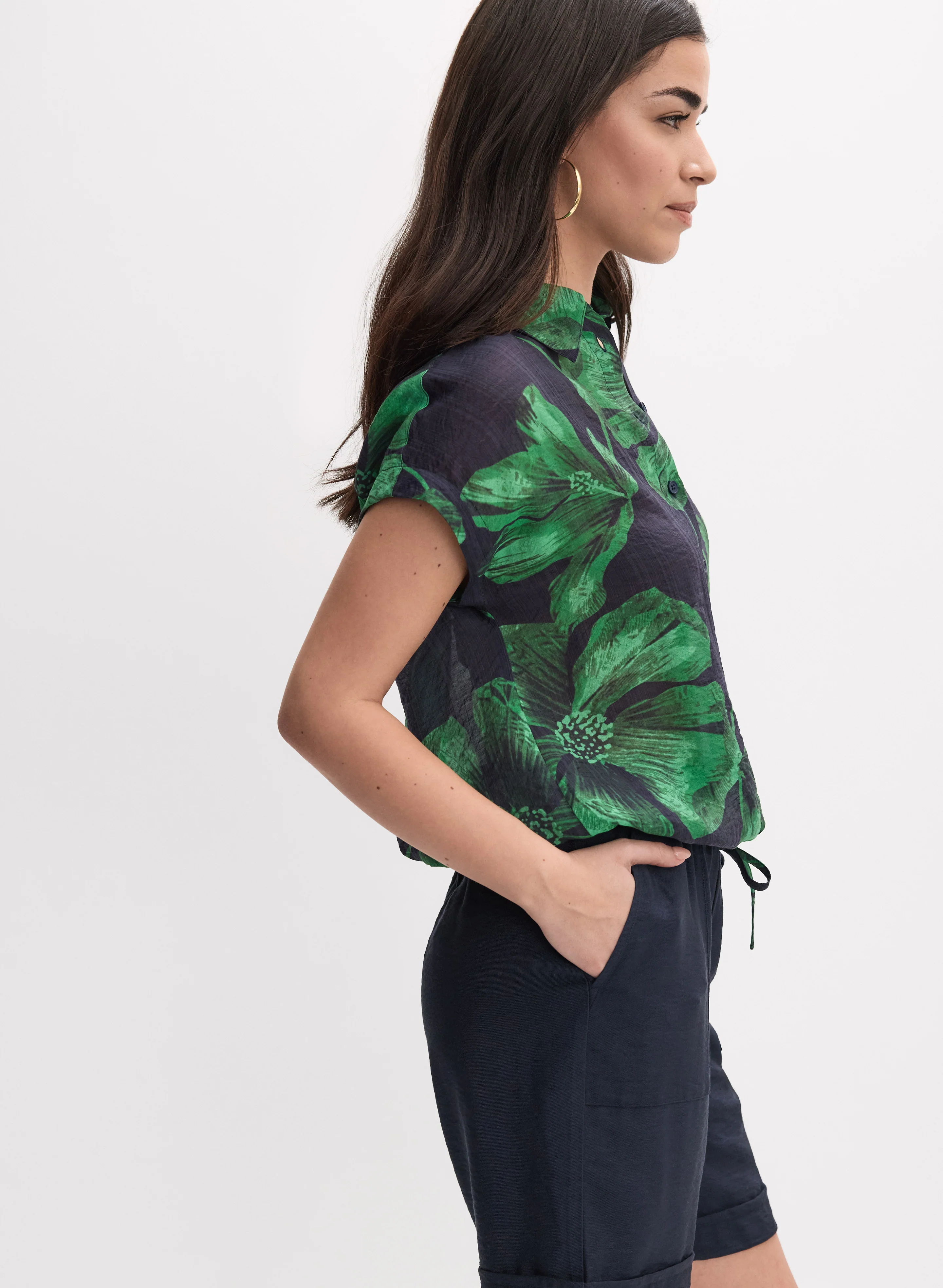 Floral Lyocell Blouse - Image 5
