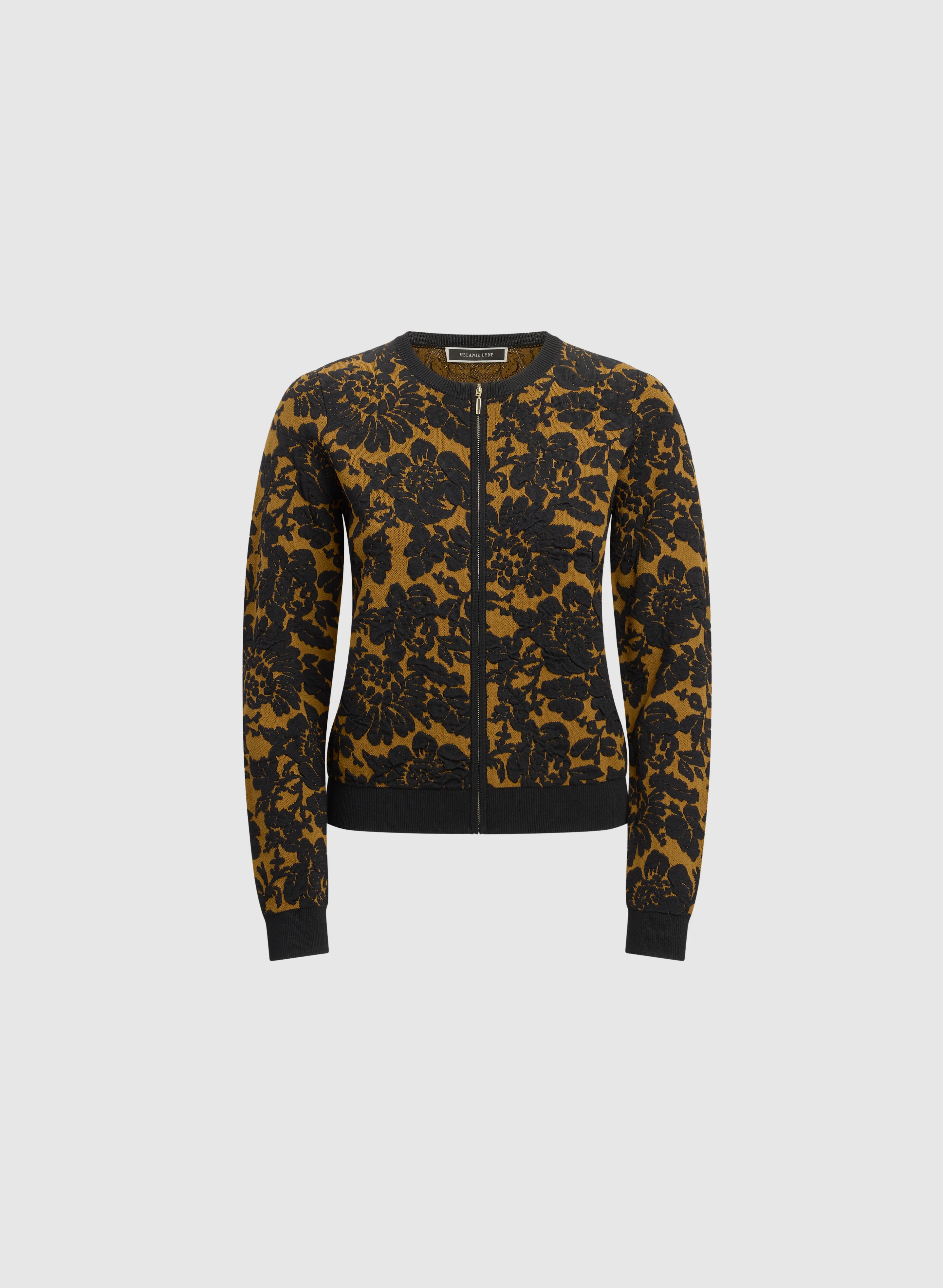 Floral Zip-Up Cardigan - Image 6