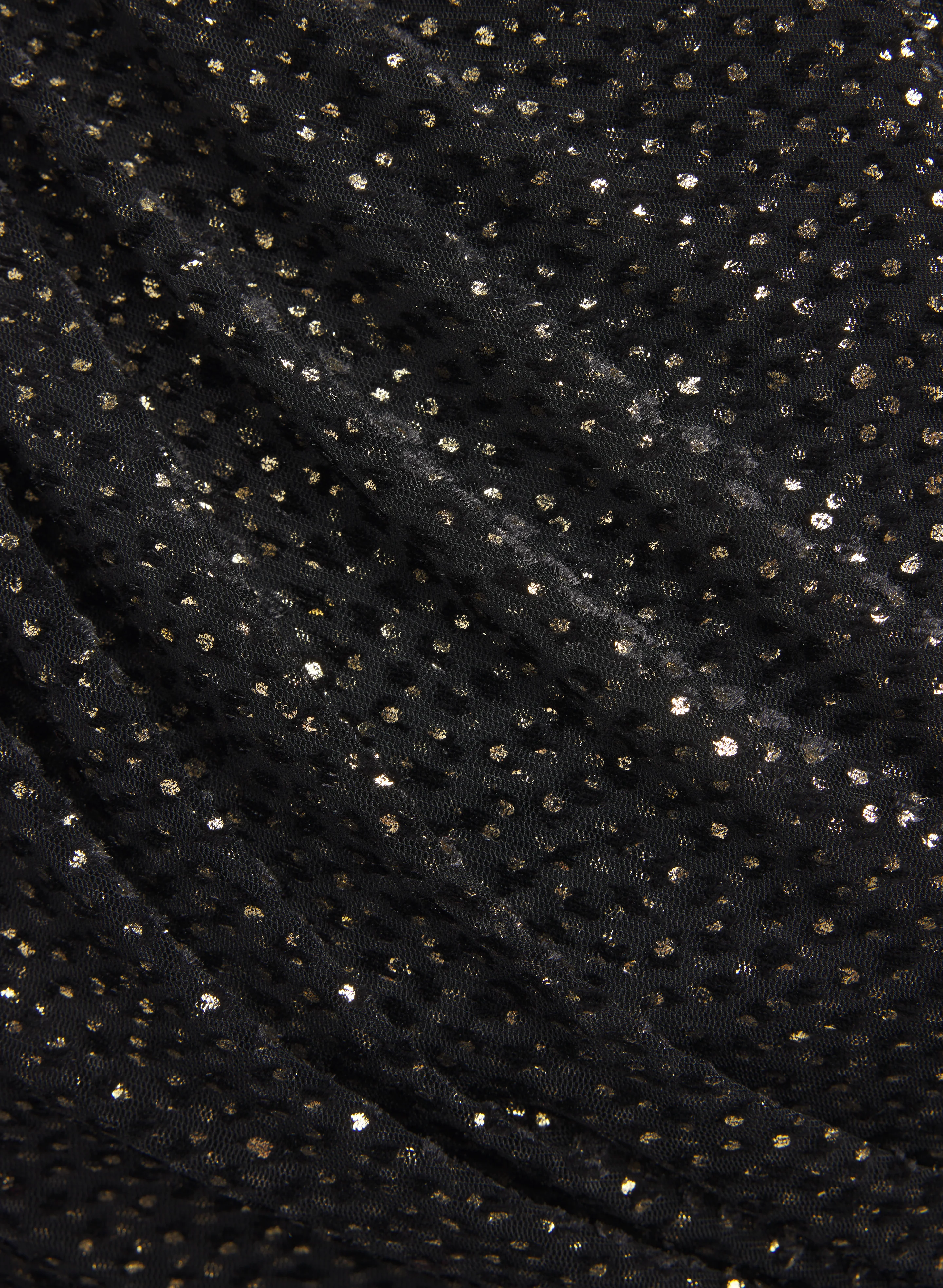 Foil Mesh Dress - Image 7